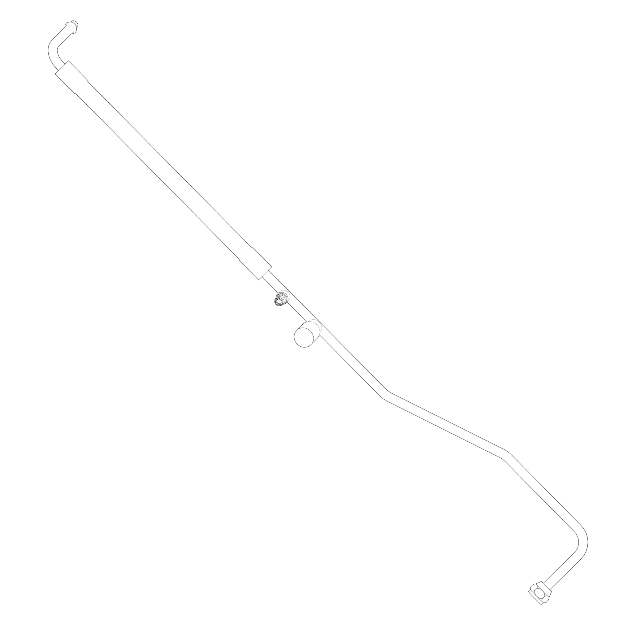 John Deere Hose, Air Conditioning Dryer to Expansion Valve - AT315804