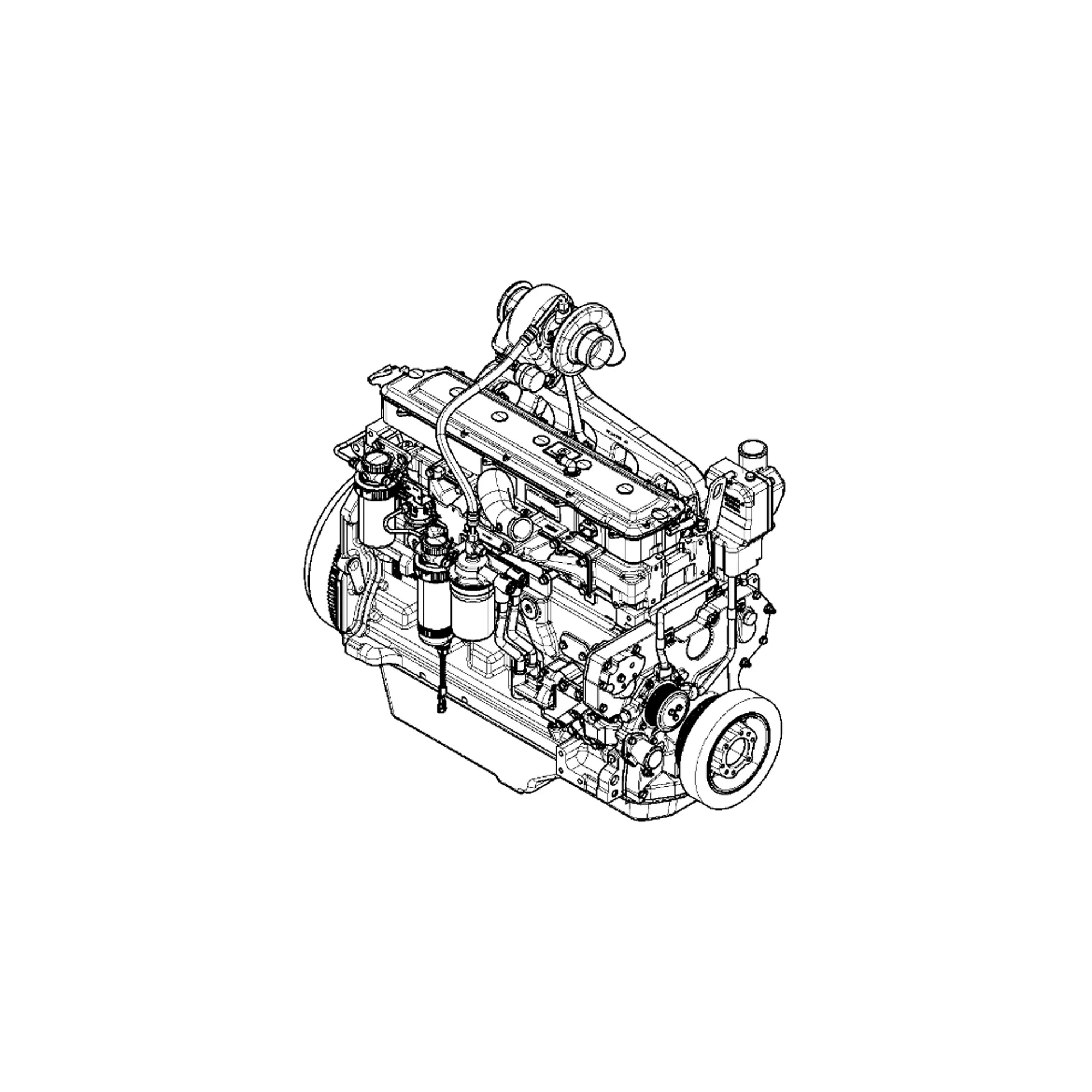 John Deere Reman REMAN Diesel Engine - SE501718