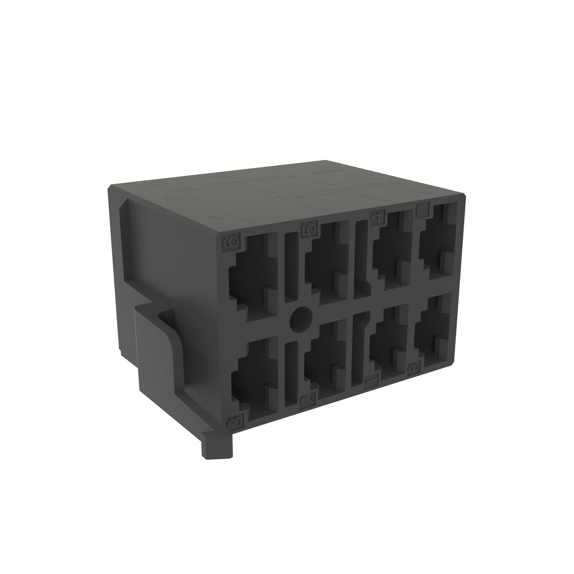 CONN CARLING VSERIES 8W F BLK PLSTC