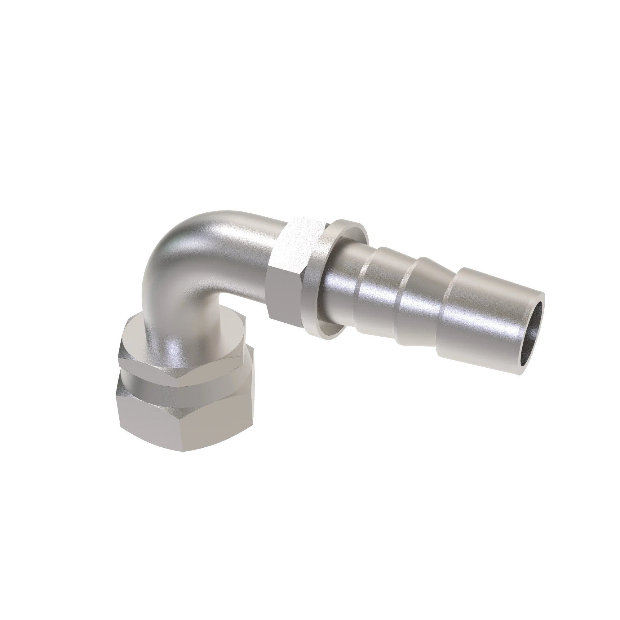 FITTING, FEMALE, SWIVEL, 90D ELBOW