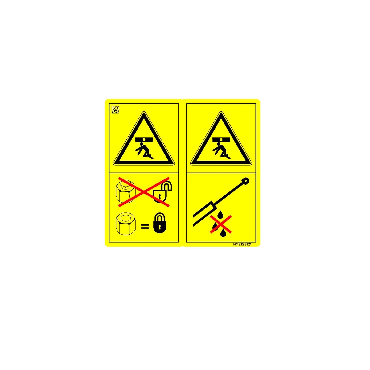 John Deere Label - HXE123121