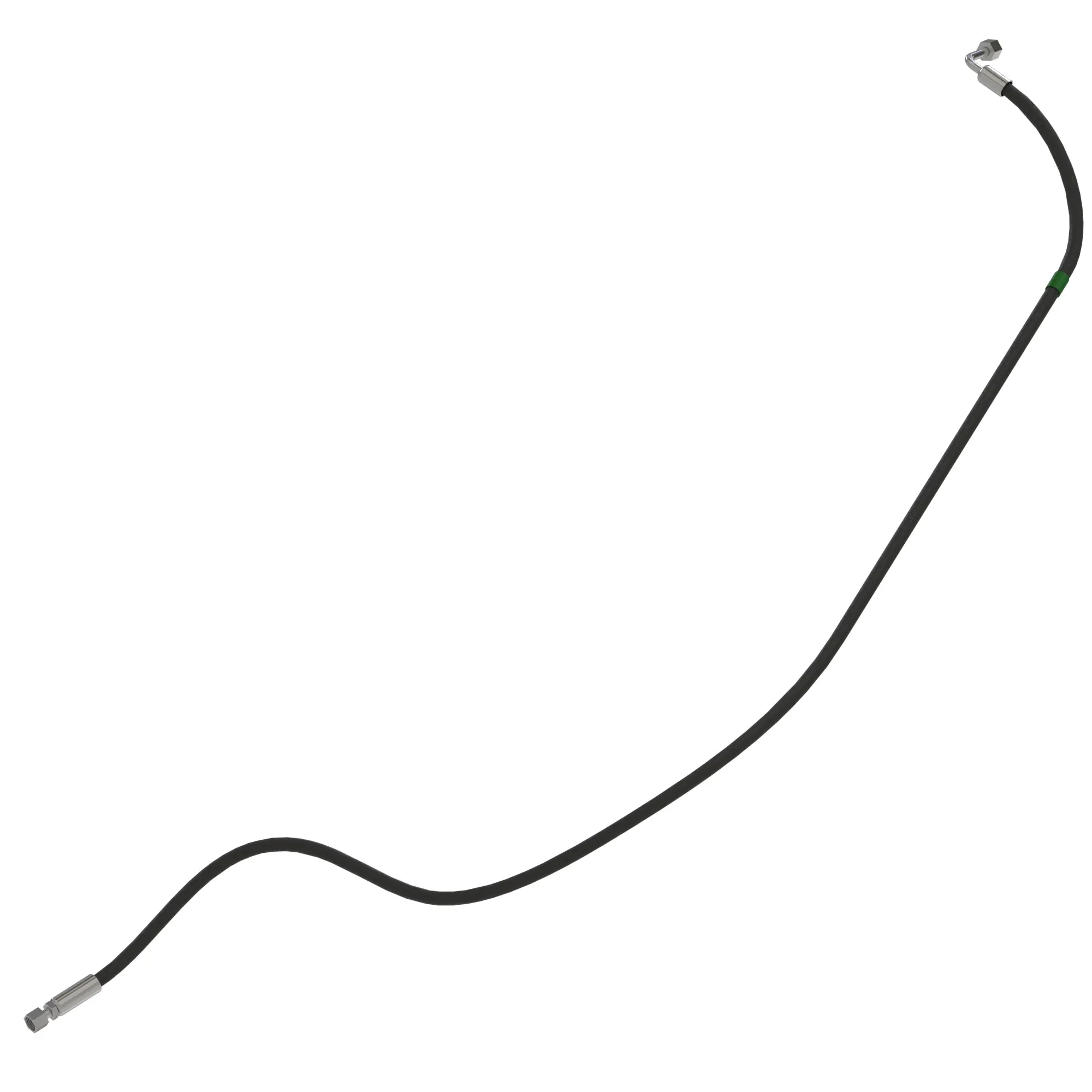 John Deere Brake Pressure Hydraulic Hose, Left Side - AN374916
