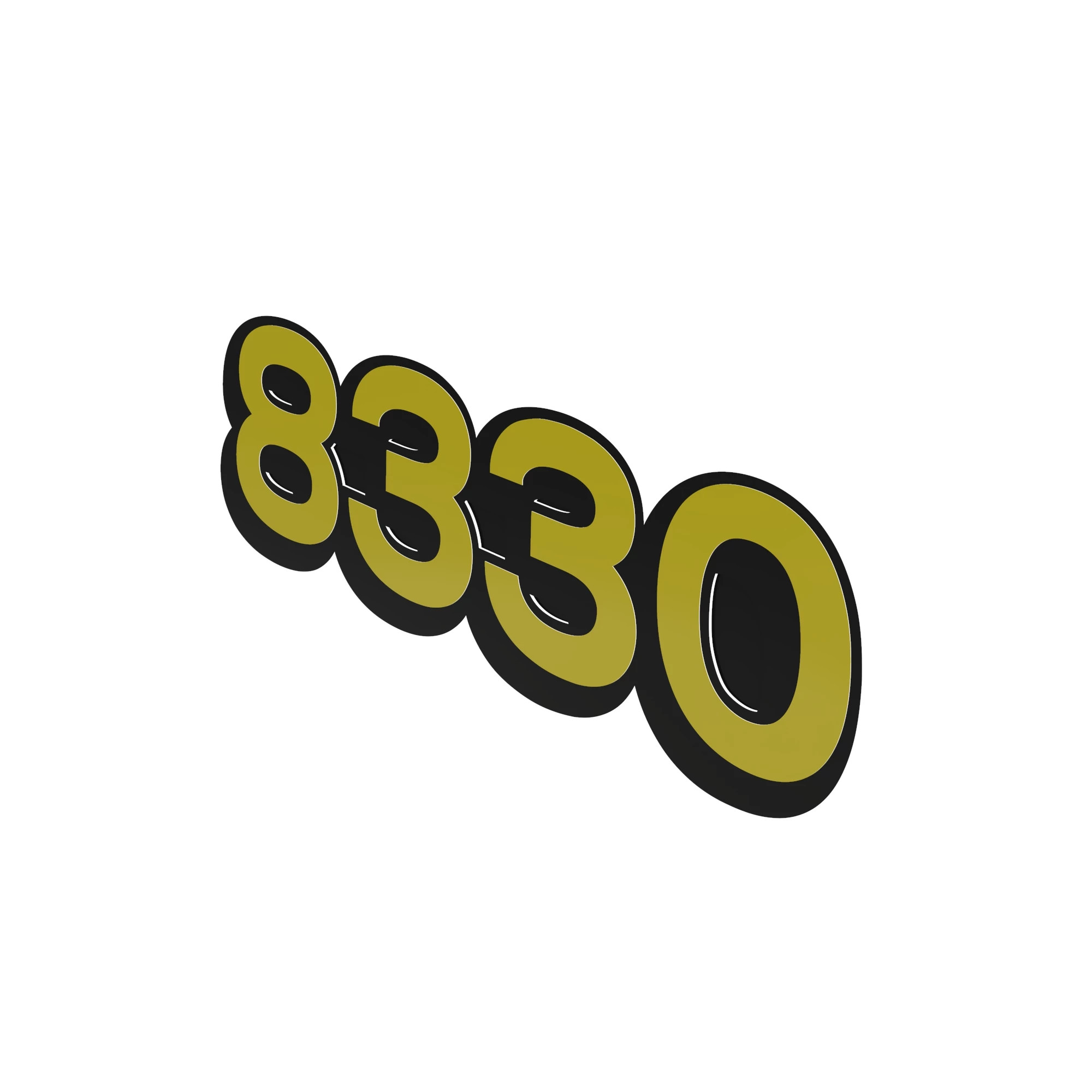 John Deere 8330 Model Designator Label, Right Side - R226952