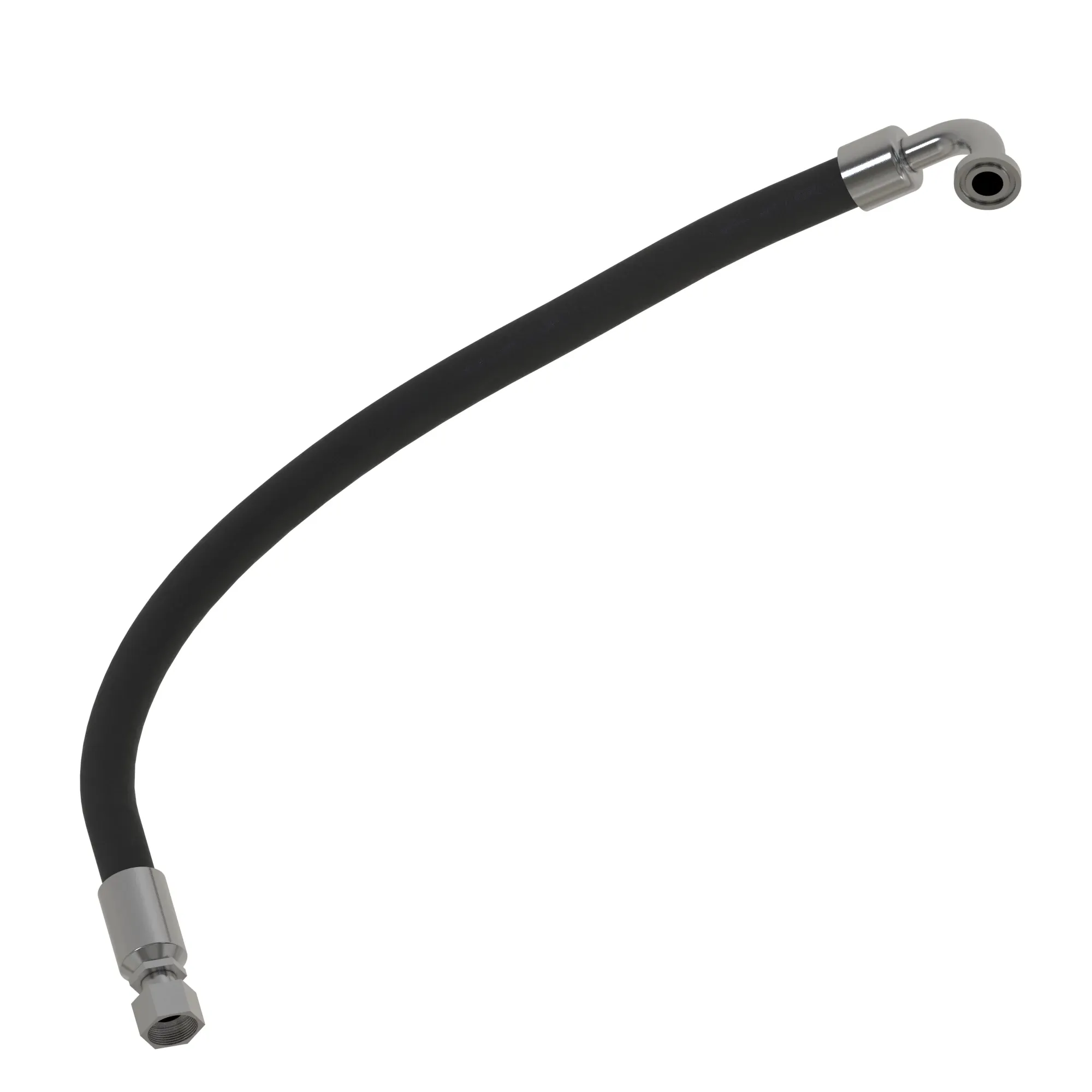 John Deere Base Cutter Motor to Hydraulic Pump Hydraulic Hose - AXT20864