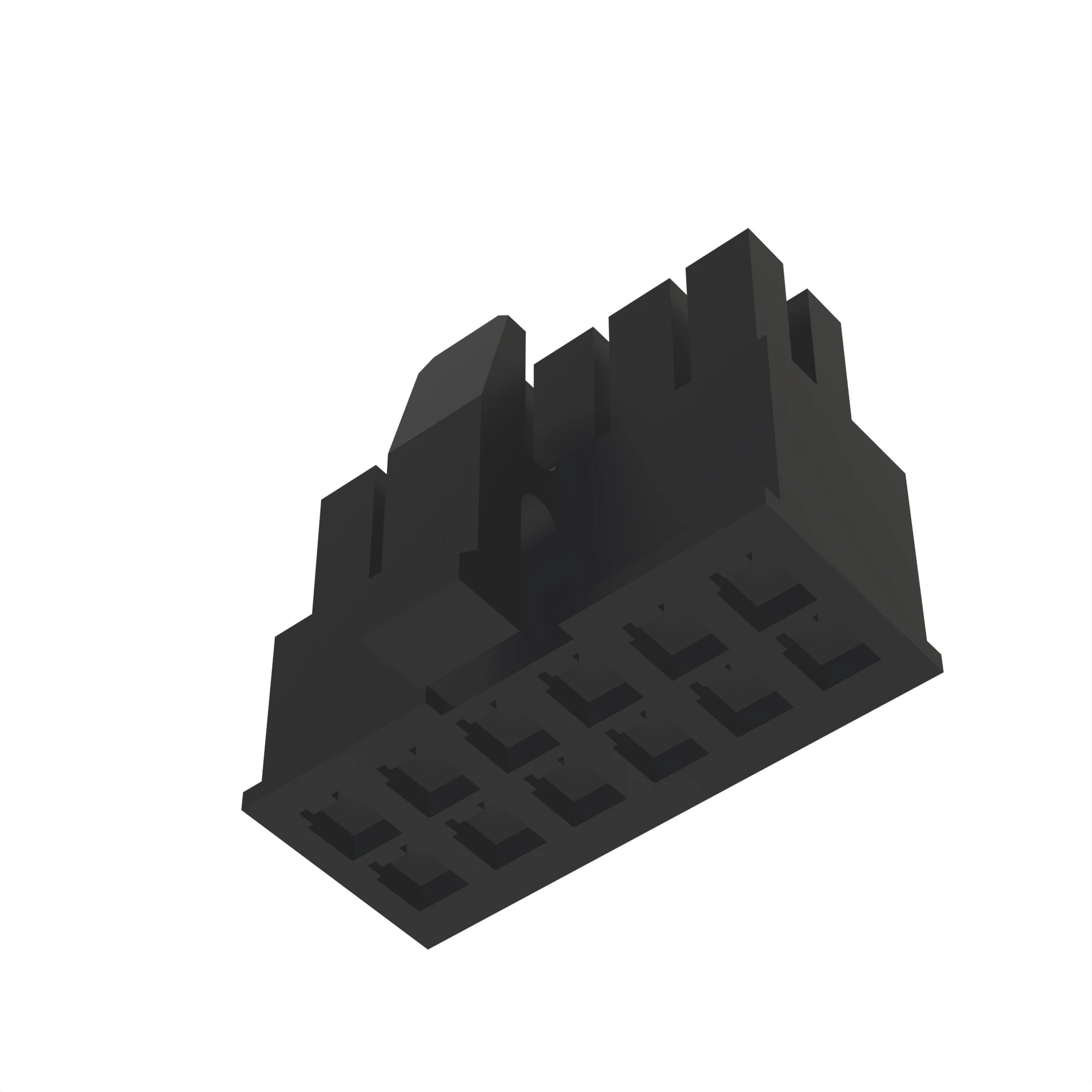 CONN TYCO MATENLOK 12W F UNSLD BLK