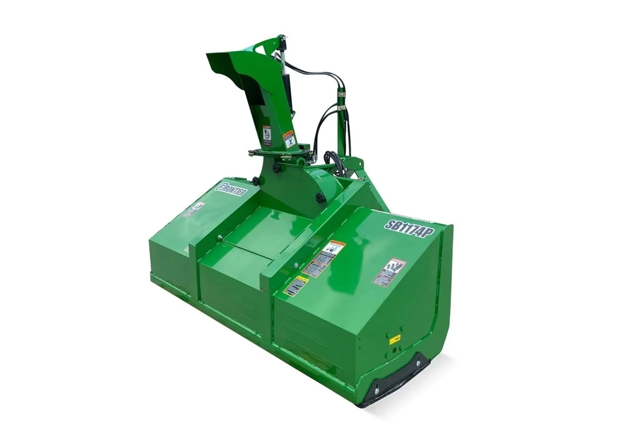 Rear right studio view of SB11P Pull Type Snowblower