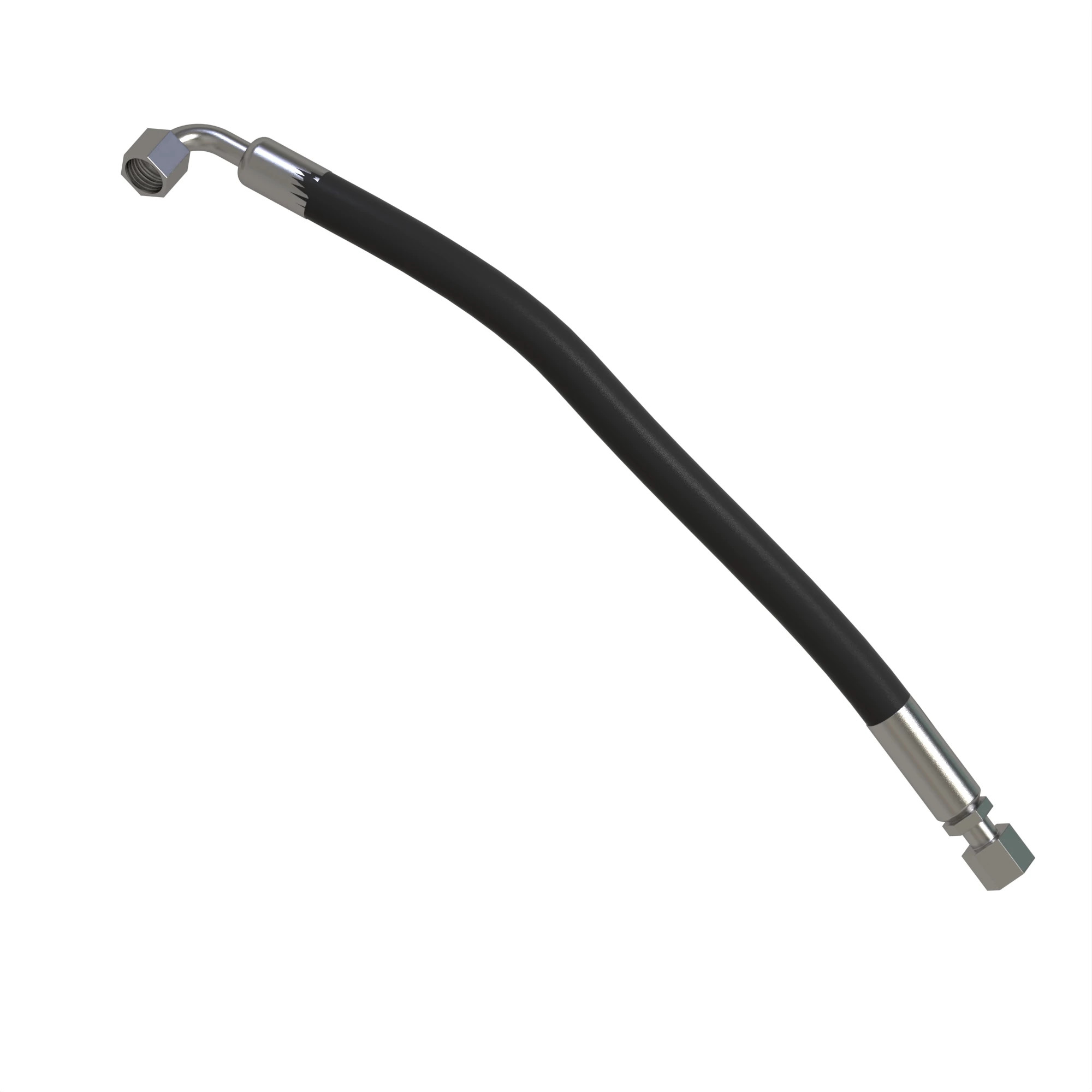 John Deere LH Motor B Port Hydraulic Hose - AT505555