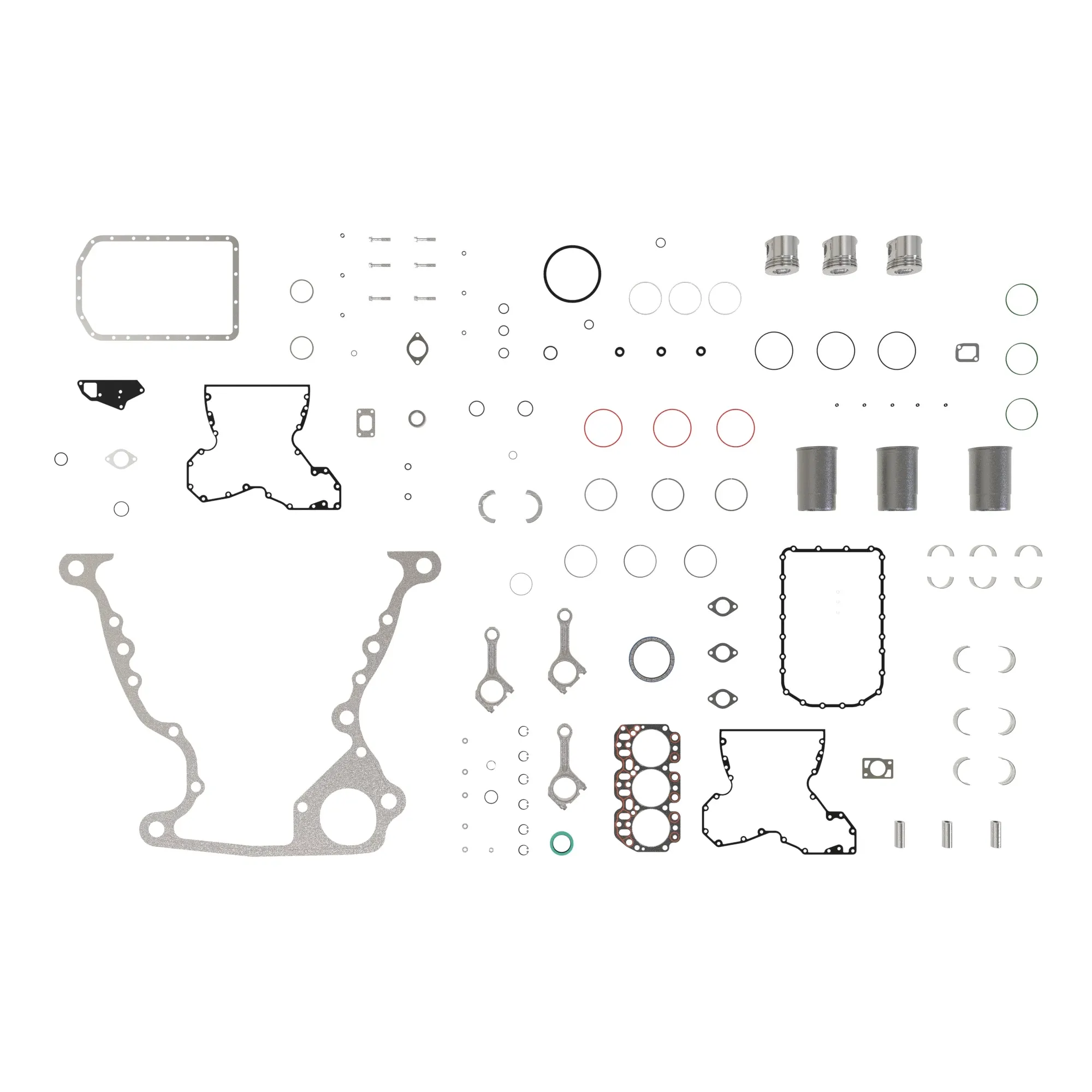 ENGINE OVERHAUL KIT, 3 CYLINDERS