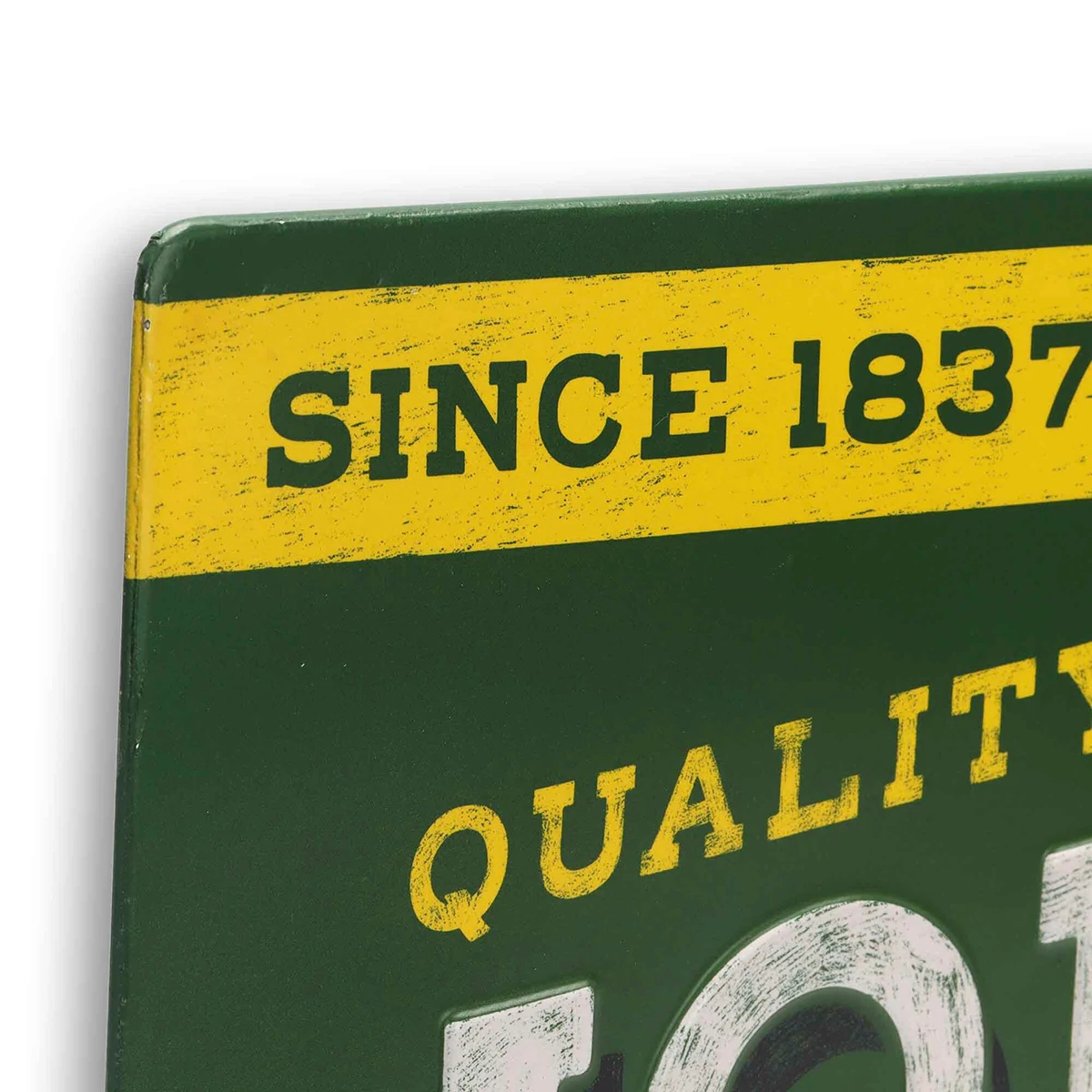 John Deere Since 1837 Metal Sign
