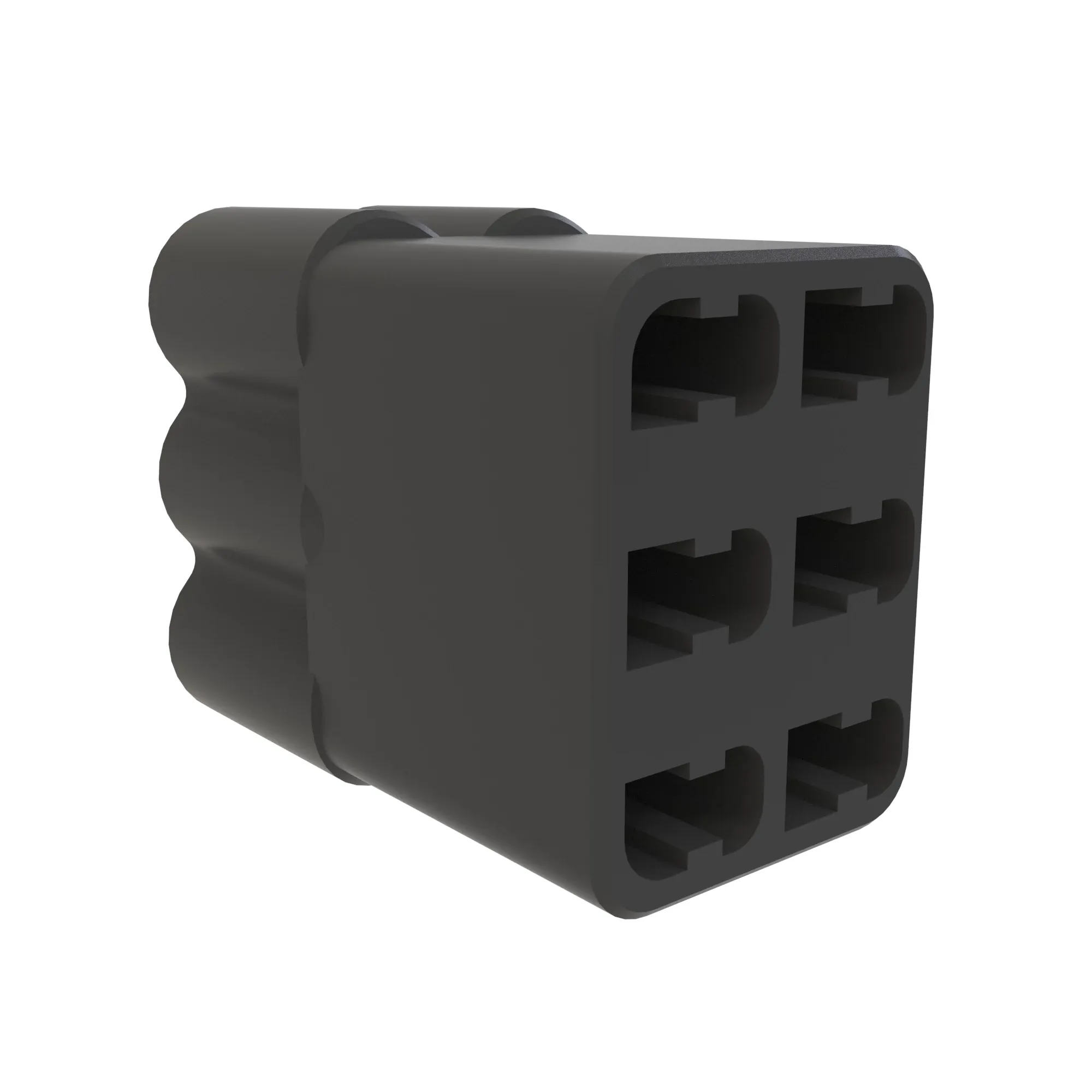 John Deere External Electrical Connector Housing, Cavities 6 - 57M10506
