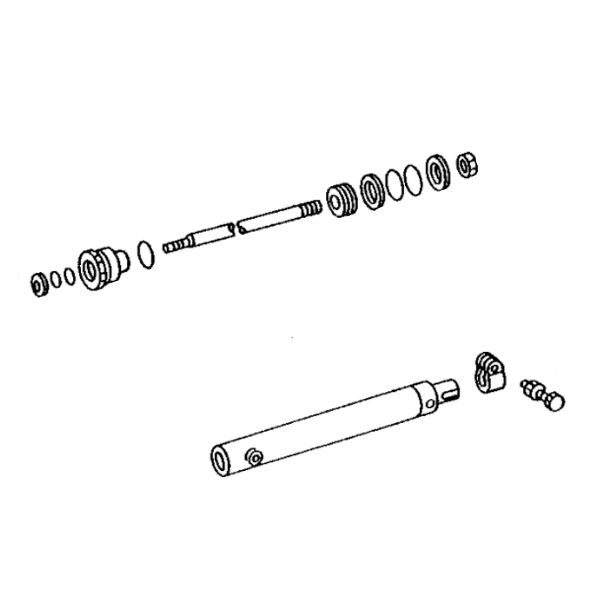 John Deere Power Steering Hydraulic Cylinder - AN205969