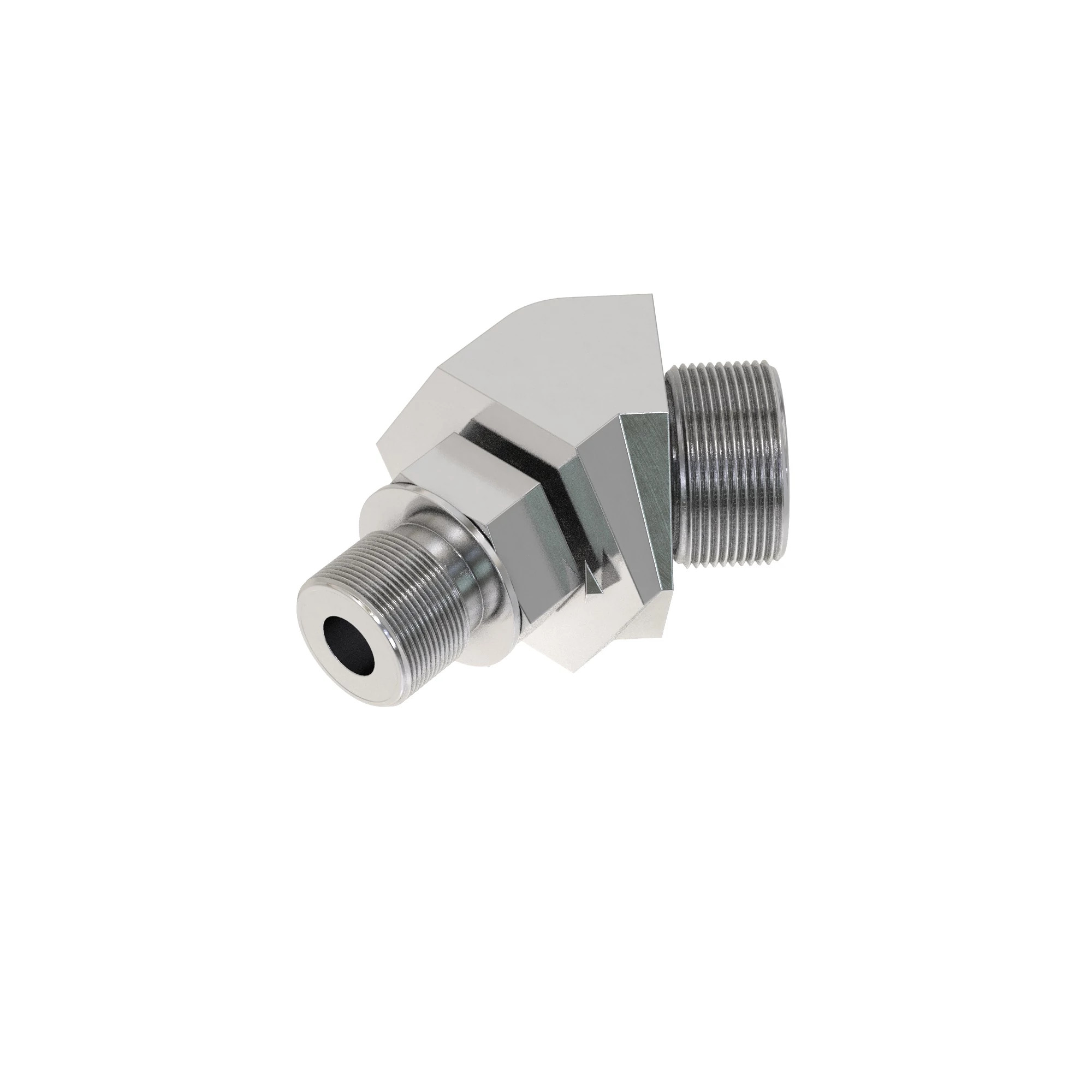 45 DEG STRAIGHT THREAD,O-RING FSF