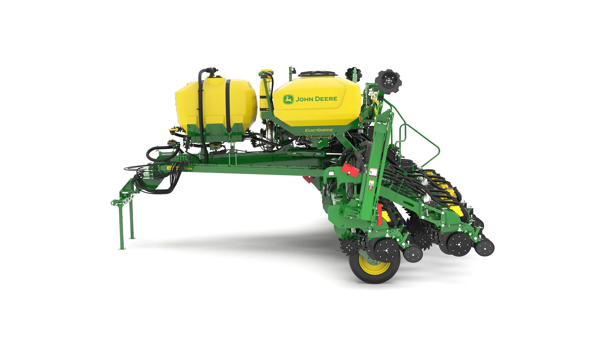 Studio image with left view of 1795 12-Row Split 23 Planter.