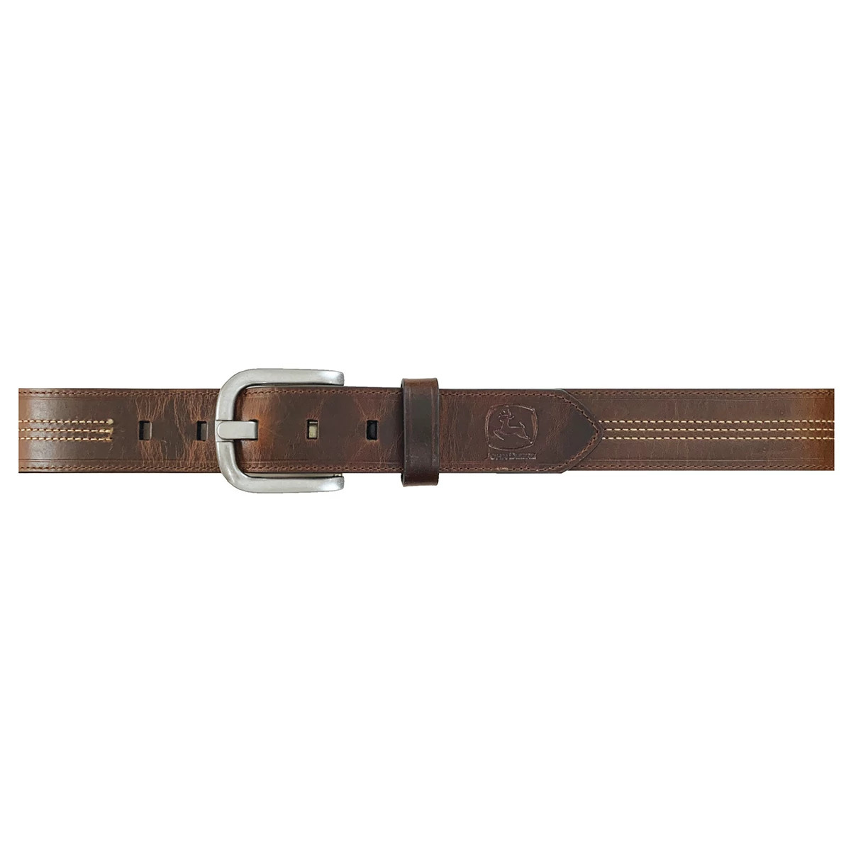 Men's Center Stitch Leather Belt