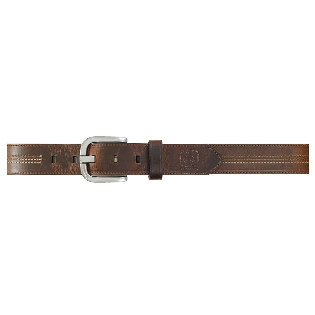 Men's Center Stitch Leather Belt