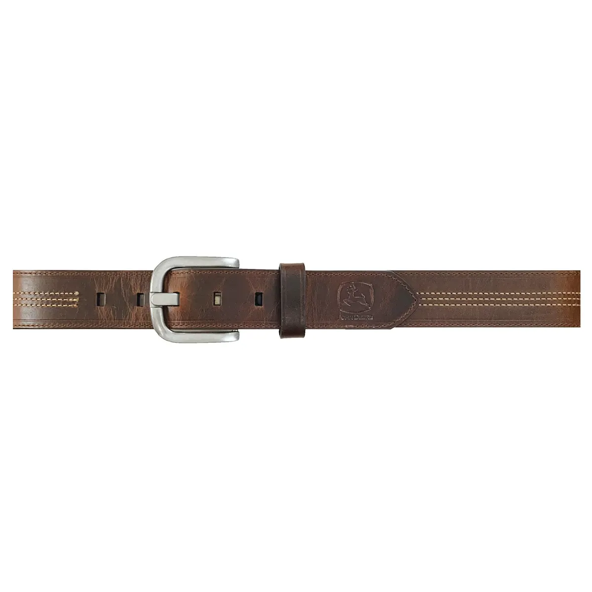 Men's Center Stitch Leather Belt