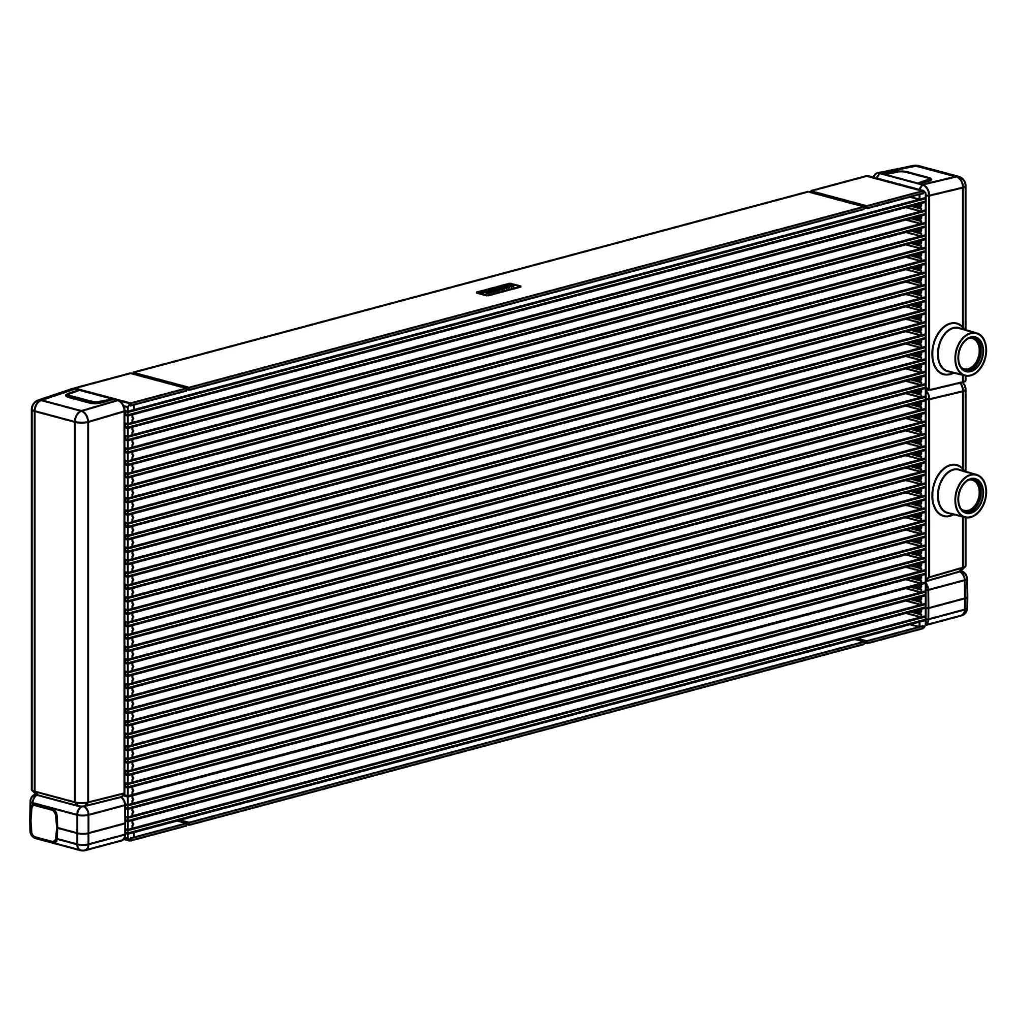 John Deere Oil Cooler Radiator - AXE38228