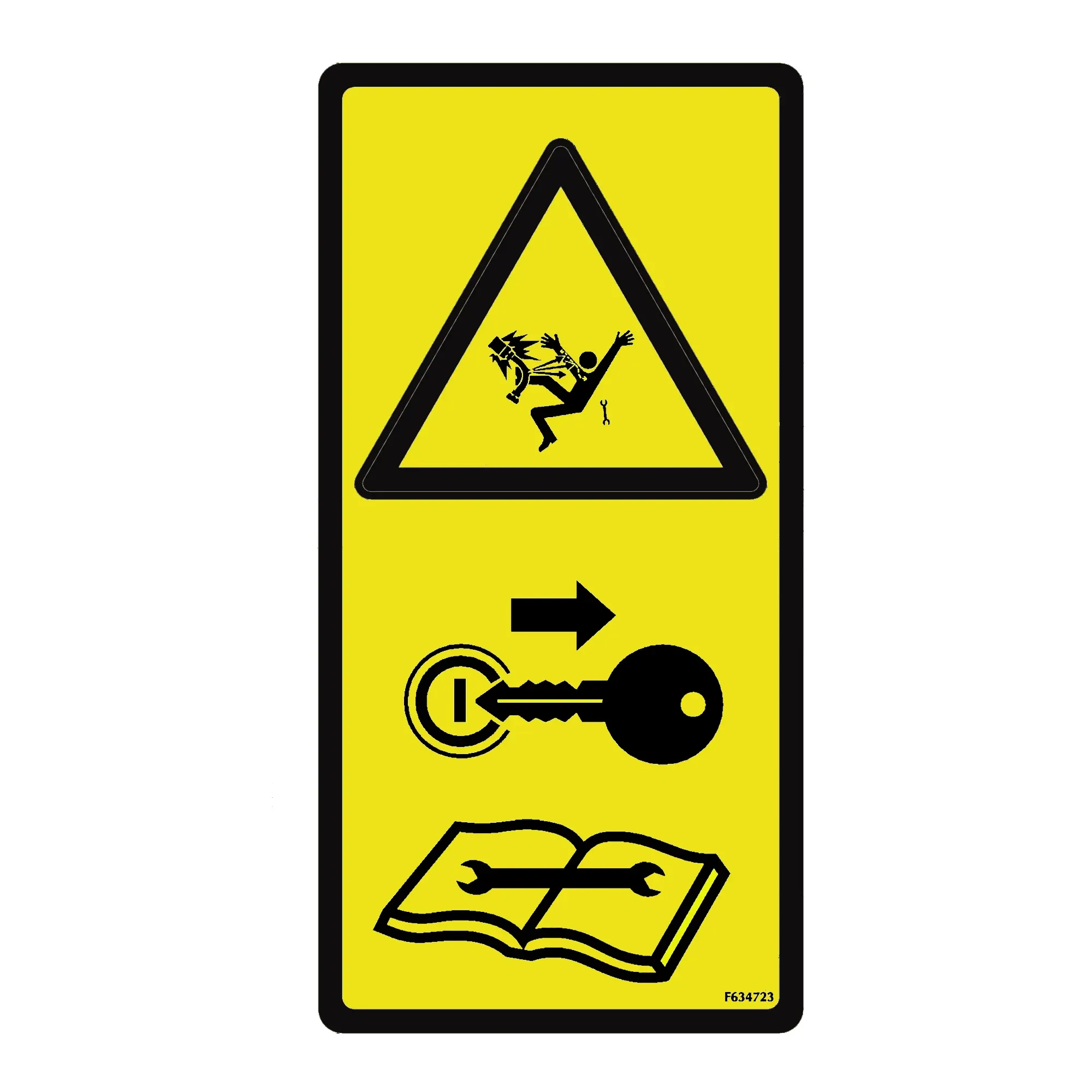 John Deere Label, Hydraulic System, Read Technical Manual - F634723