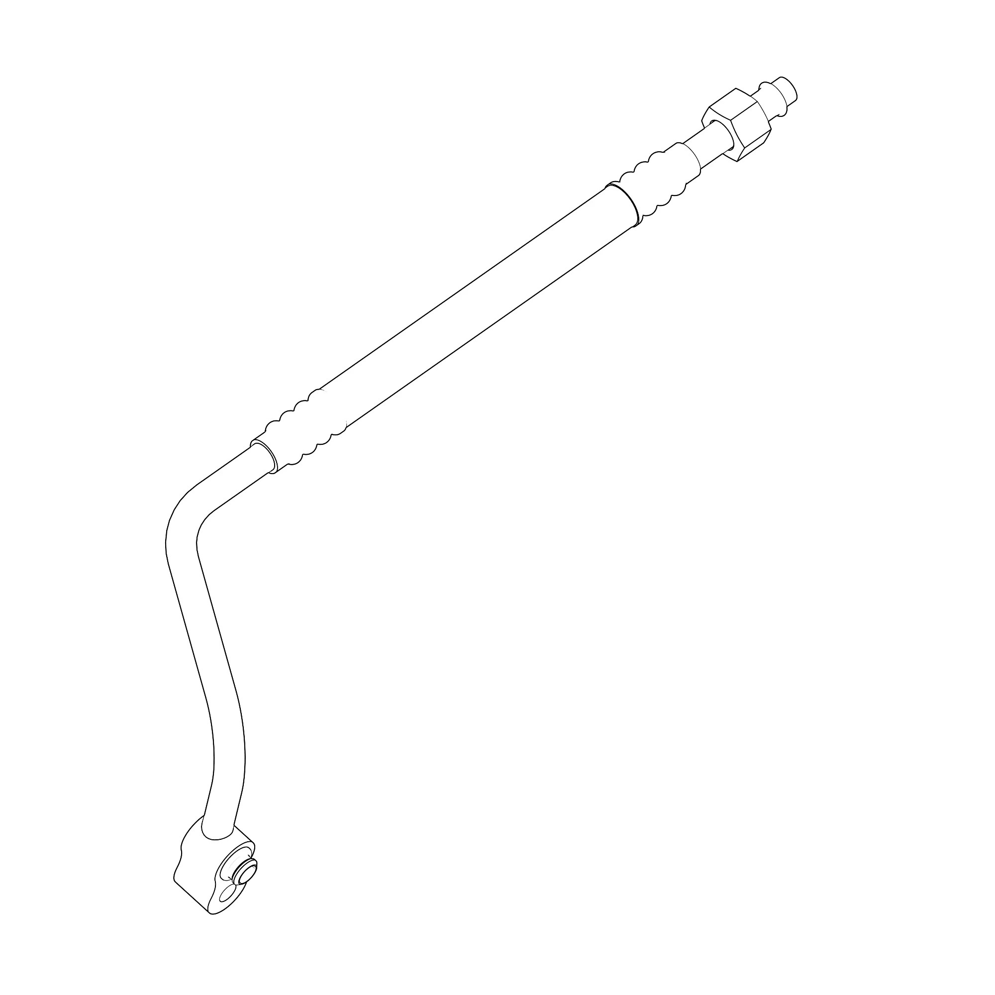 REFRIGERANT HOSE, COMPRESSOR TO CON