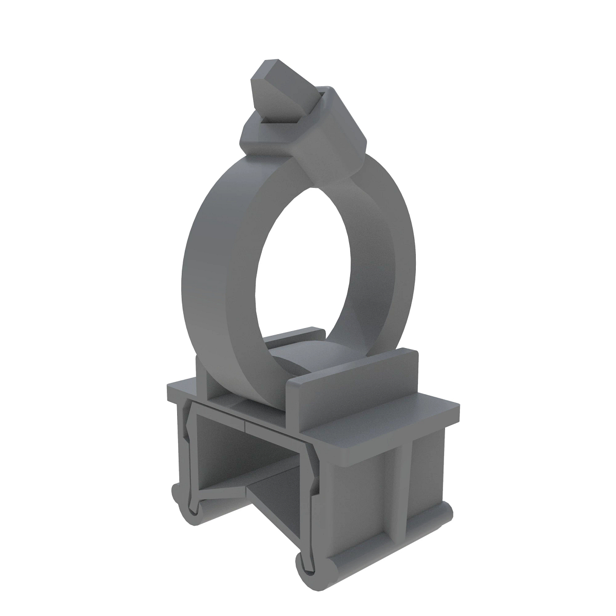 CABLE TIE 18LB 3.9IN .79DIA BLK PLS