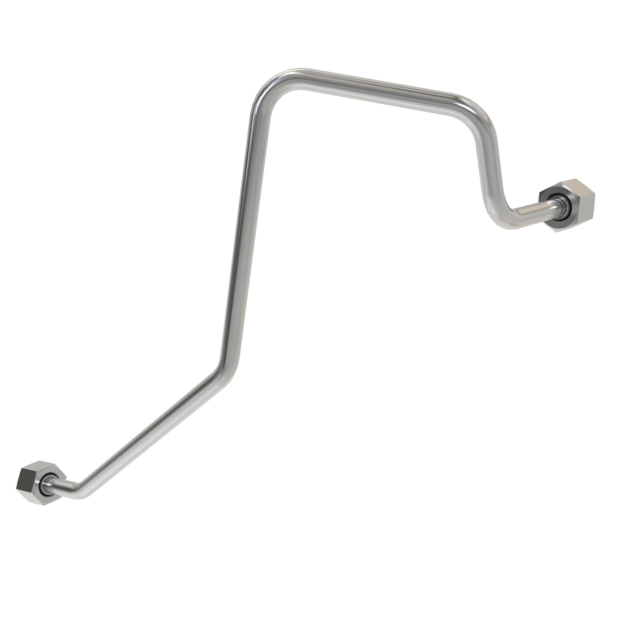 John Deere Secondary Brake Drain Oil Line - RE556631