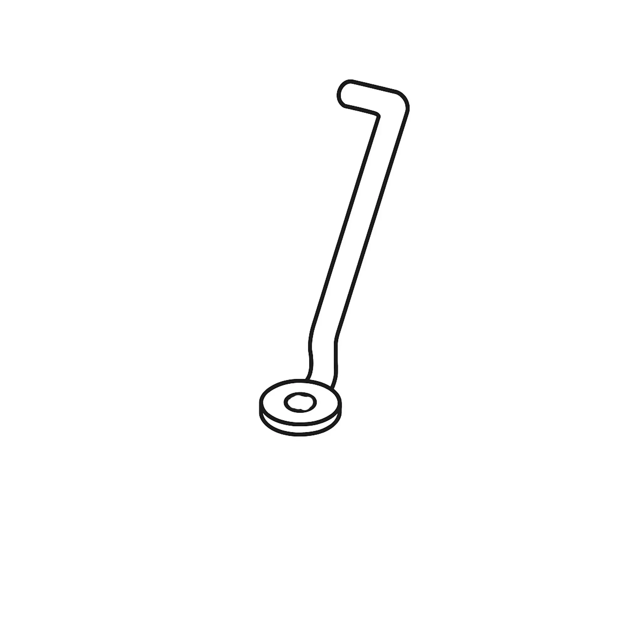 John Deere Front Variable Speed Cleaning Fan Sheave Rod - H93561