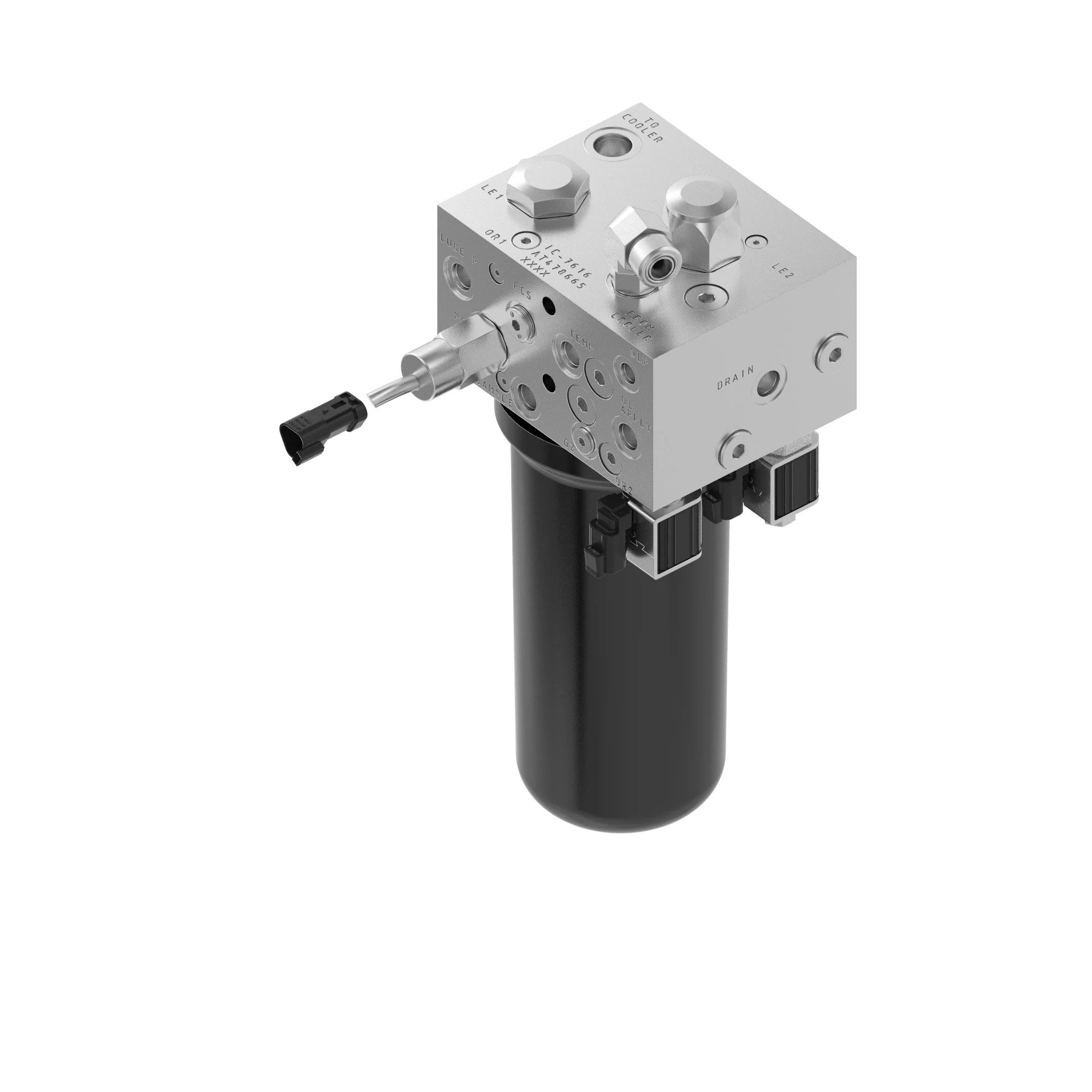 John Deere Axle Cooling Manifold and Filter - AT478665