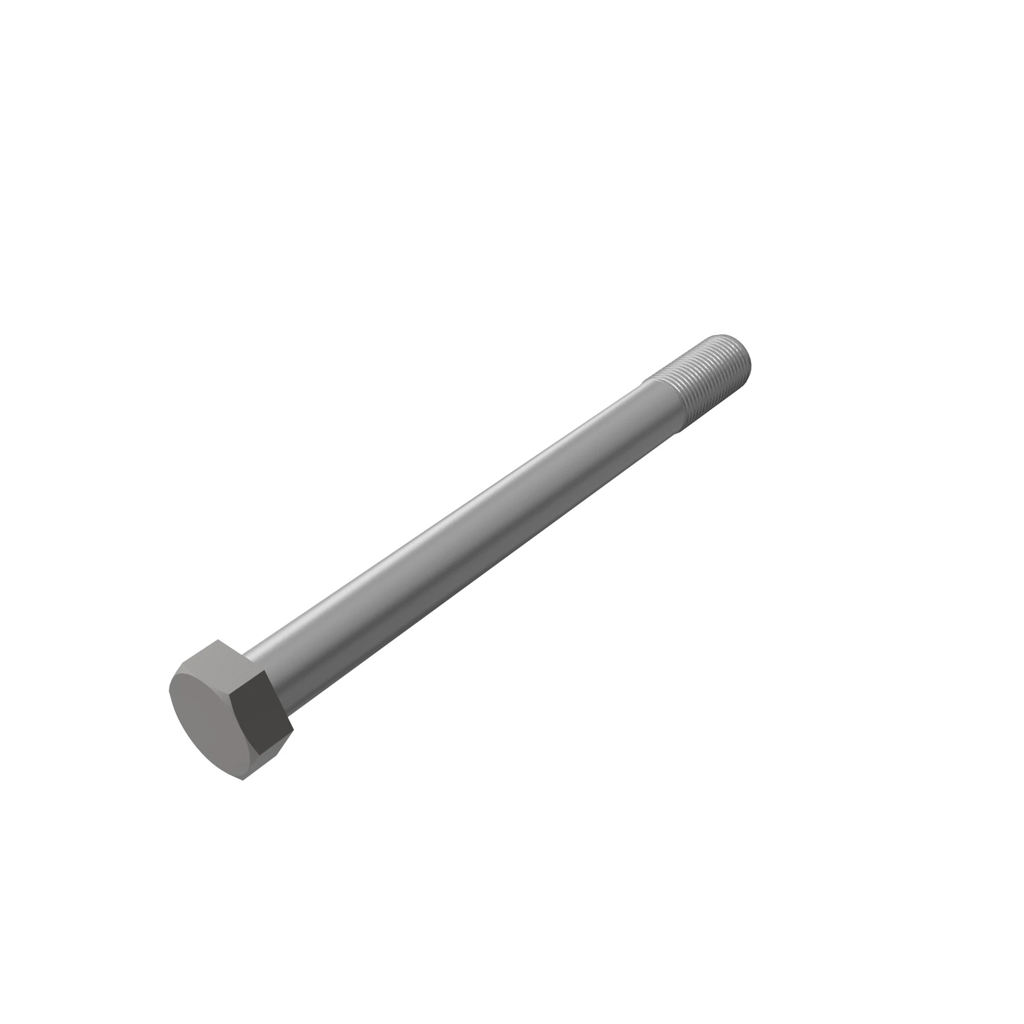 1 UNC-2A X 11 BOLT HEX HD A17F ZN