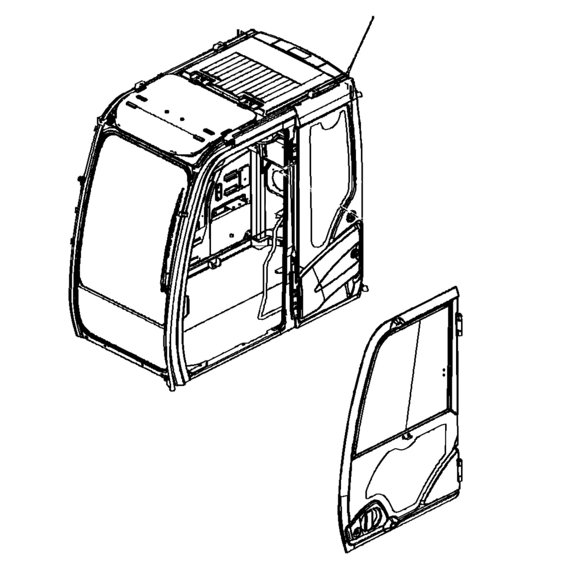 John Deere Cab Assembly - FYA00037707