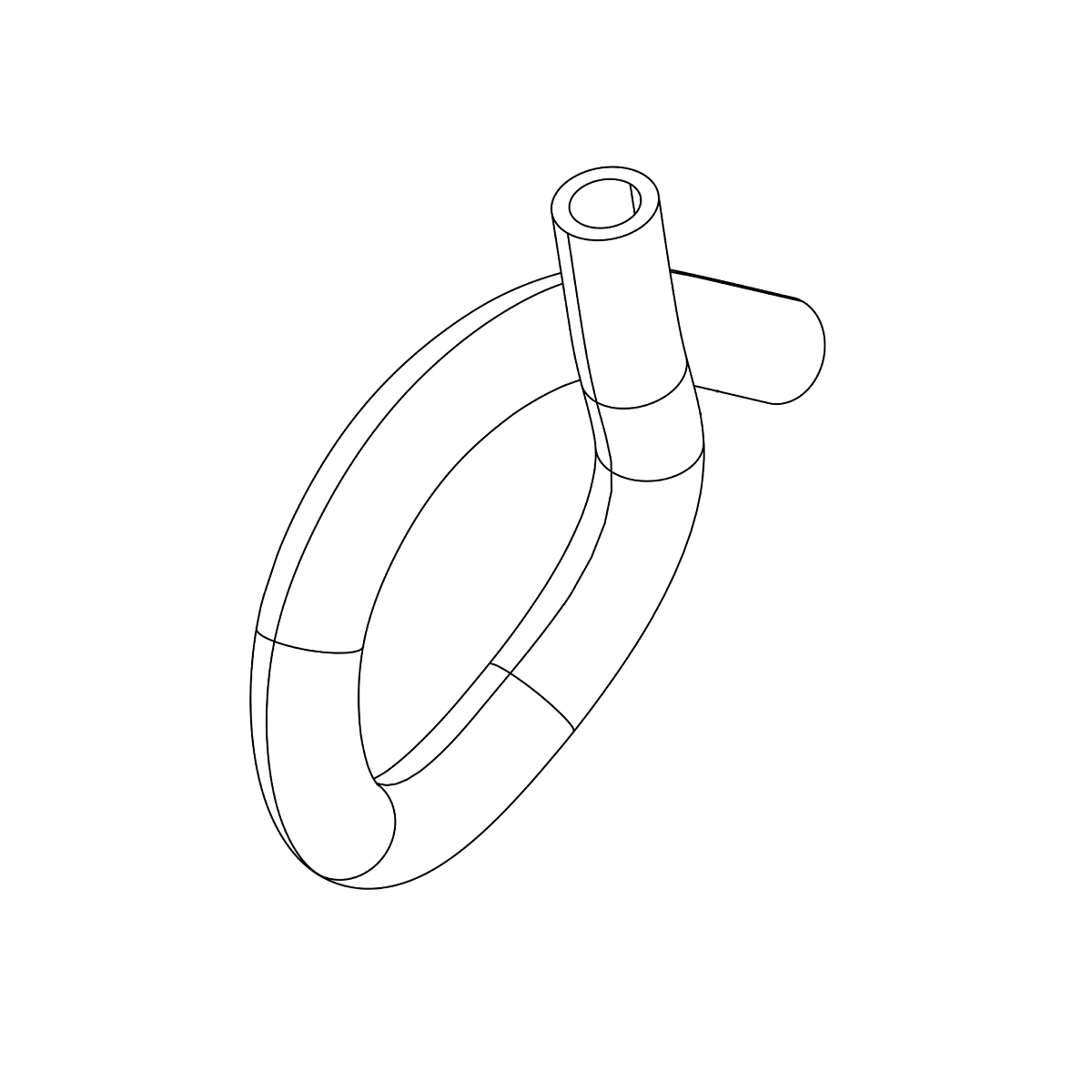 John Deere Hydraulic Hose - E130563