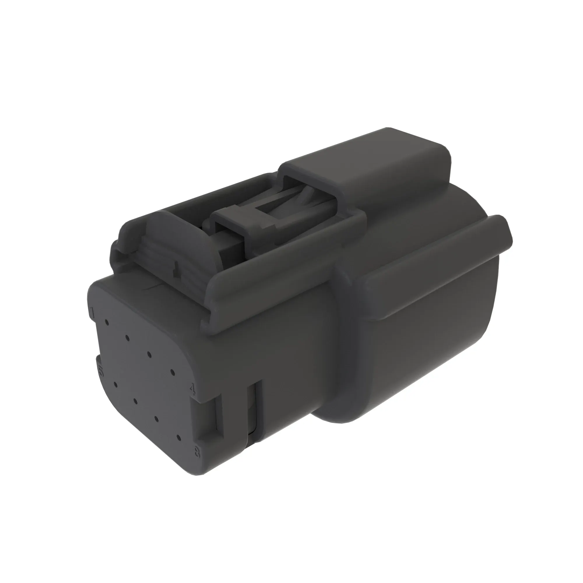 Conn Molex MX150 8W Fs Blk Plstc