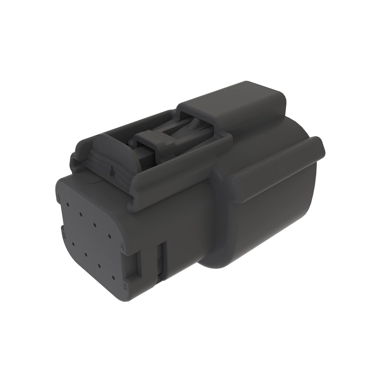 Conn Molex MX150 8W Fs Blk Plstc