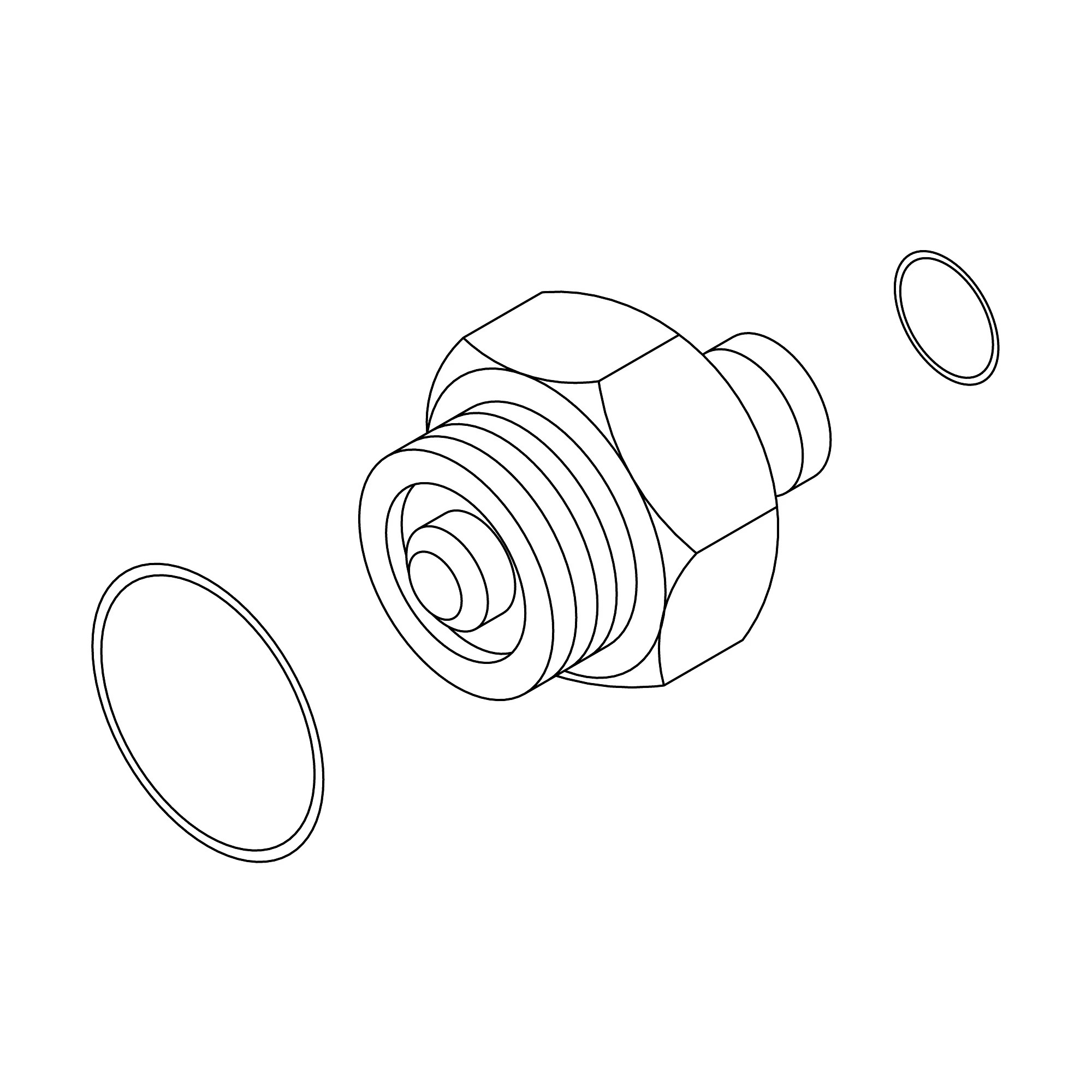 John Deere Brake Valve Fitting Kit - RE223501