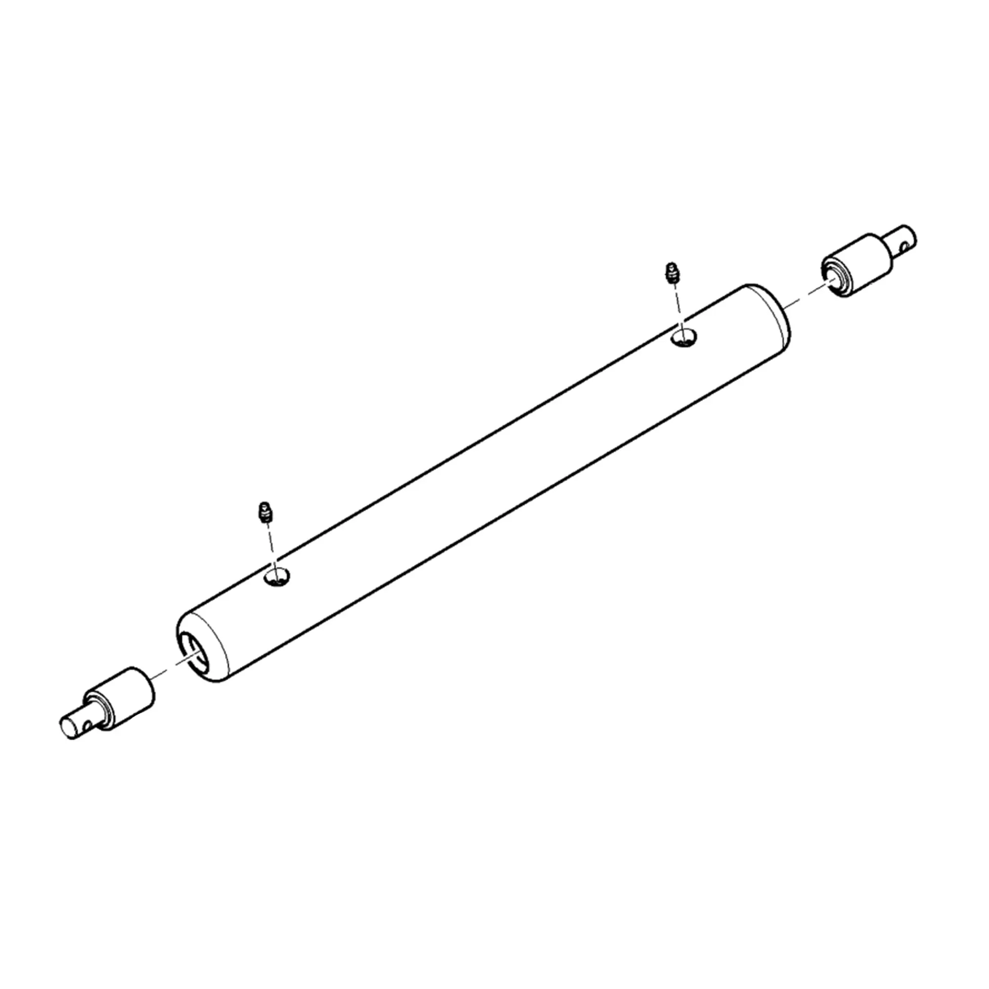 John Deere Machined Smooth Front Roller Kit, 18 Inch - BM20561