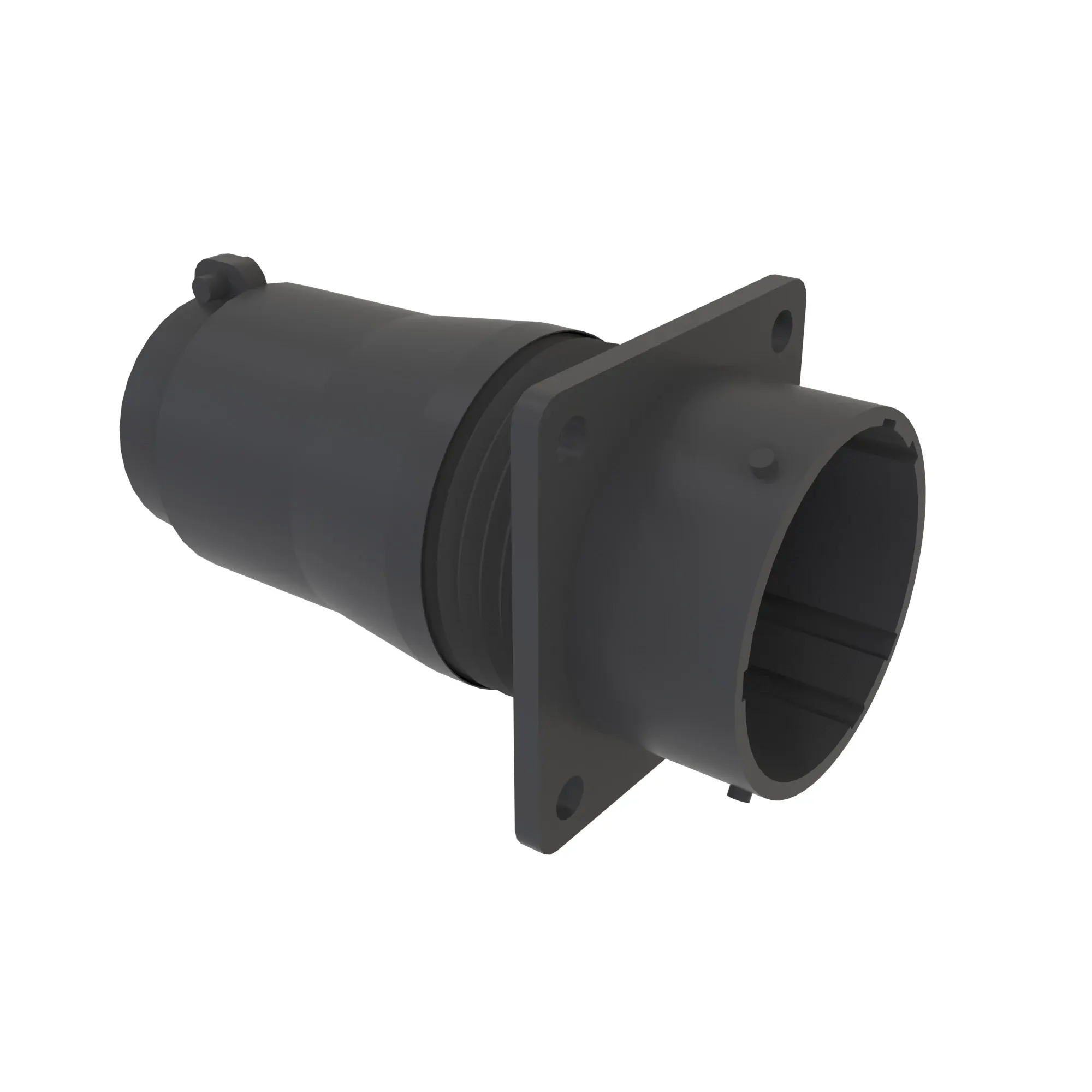 Conn Itt Kpt 8W Fs Blk Plstc