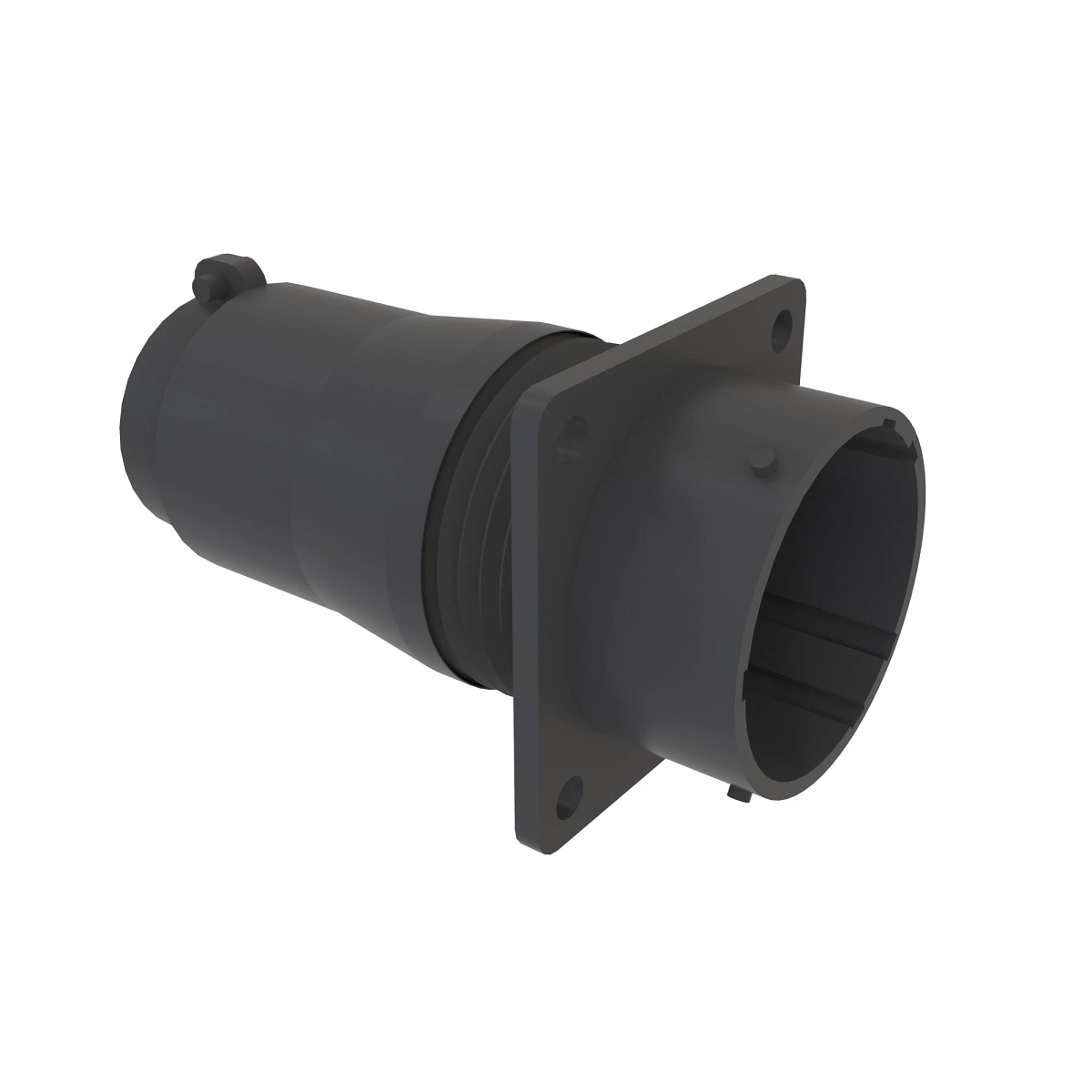 Conn Itt Kpt 8W Fs Blk Plstc