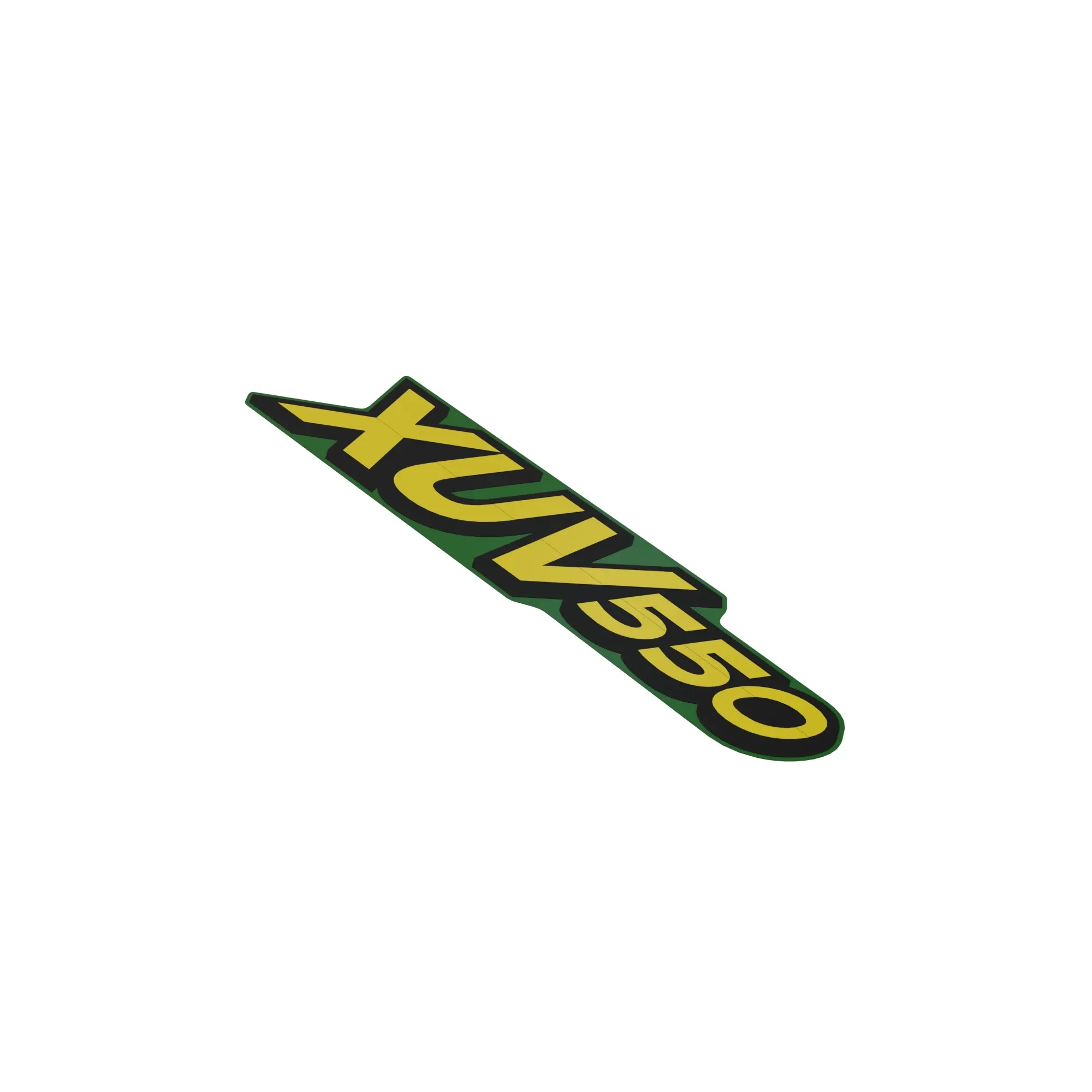 LABEL,MODEL XUV550 HOOD-GREEN