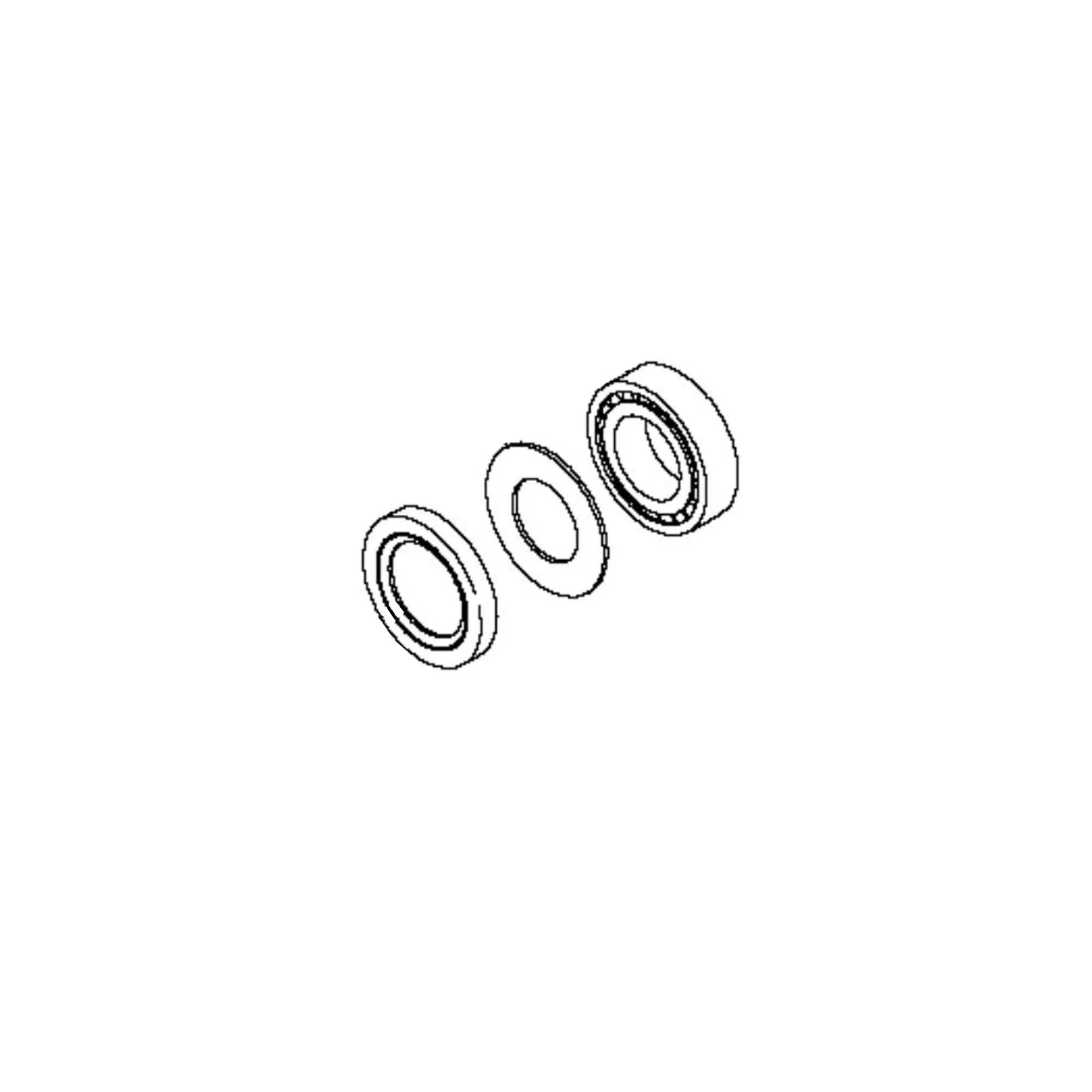John Deere Suspension Roller Bearing Kit - AN204011