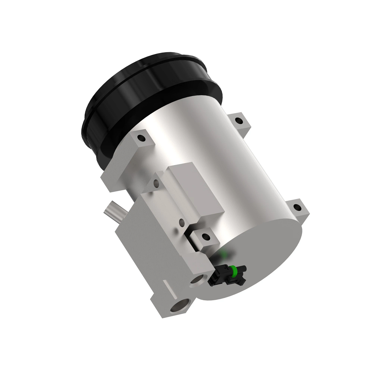 Compressor Rear View AT226273: Rear Port Air Conditioning Compressor, 24 Volt | Shop.Deere.com