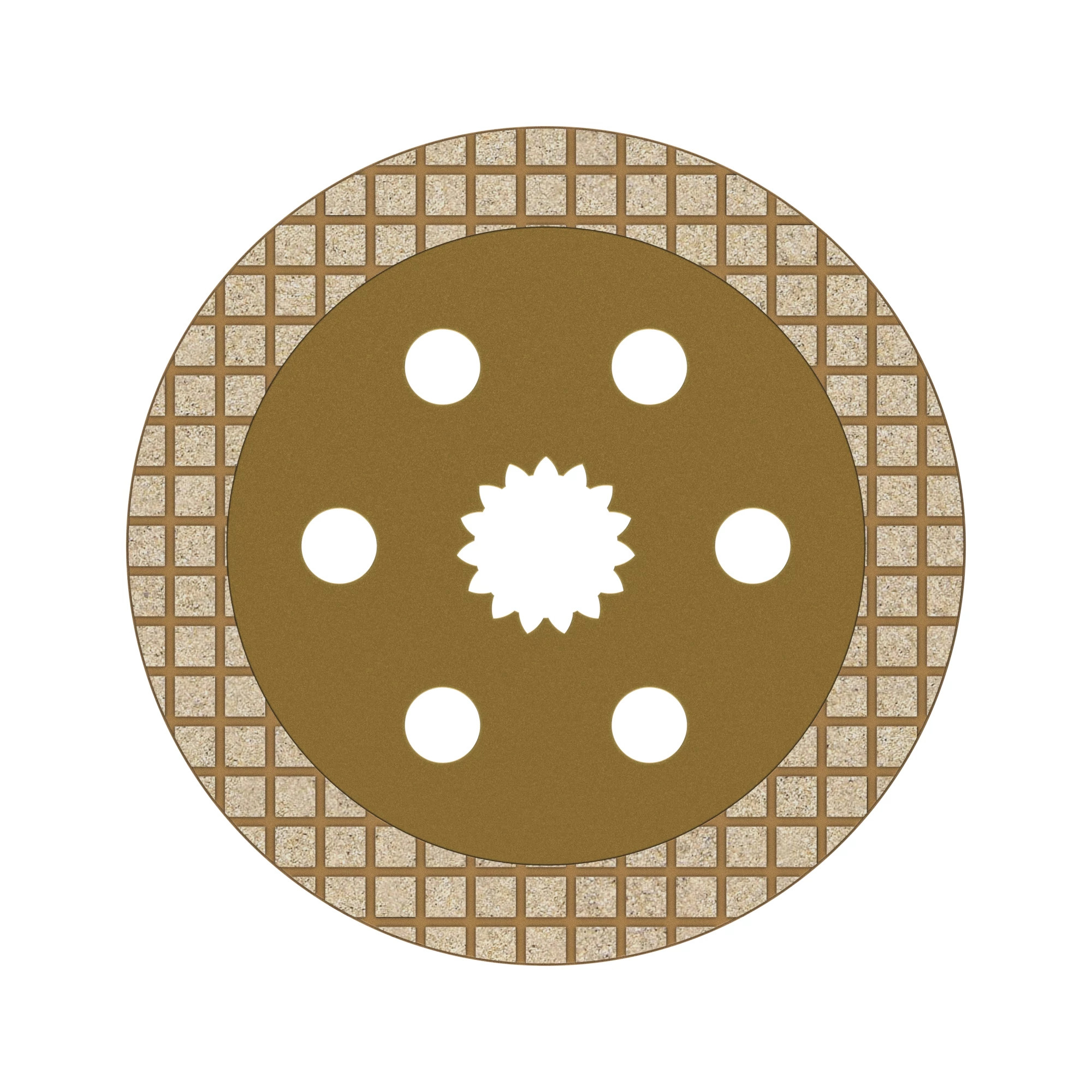 BRAKE DISK, WITH FACING