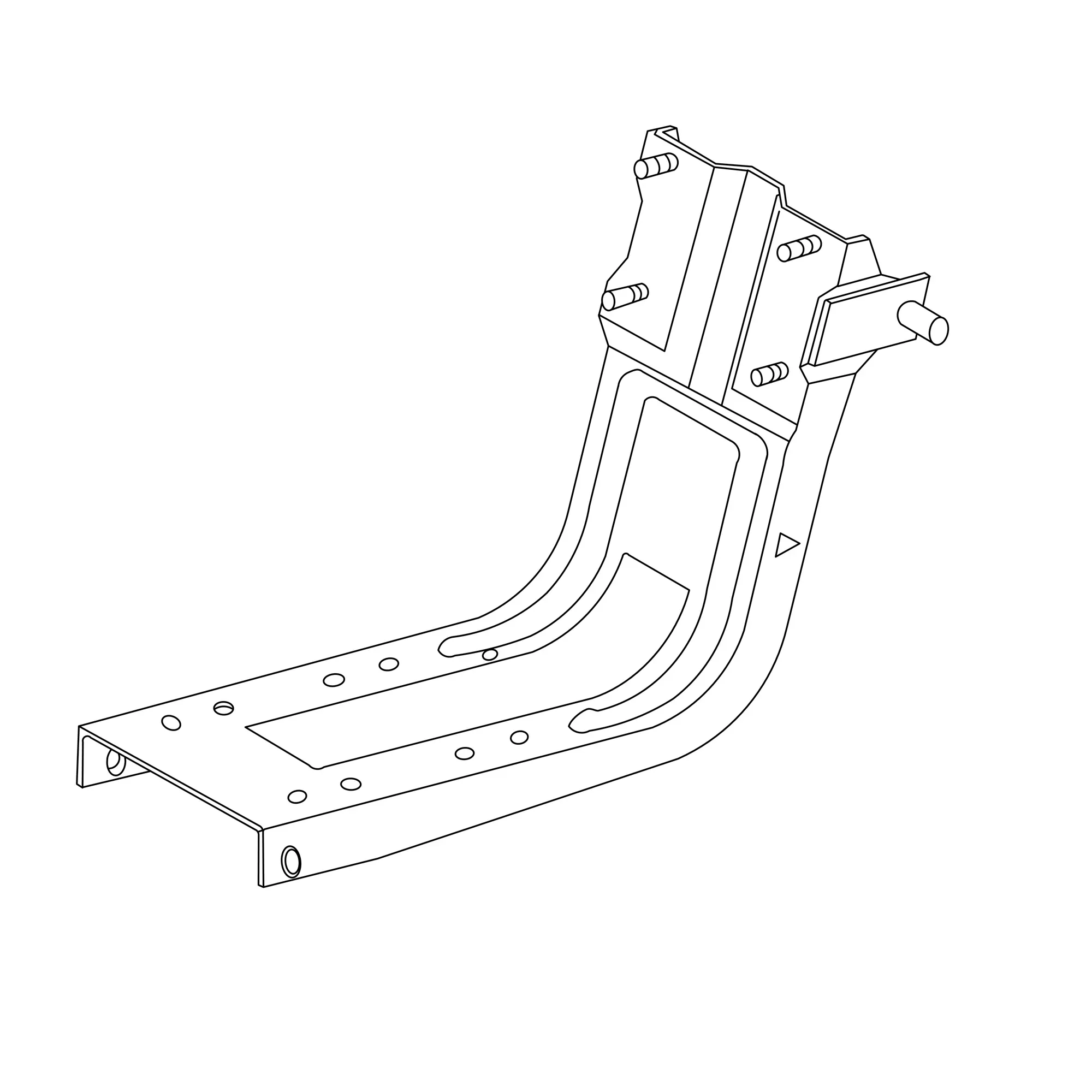 John Deere Seat Suspension Carriage - SU51036