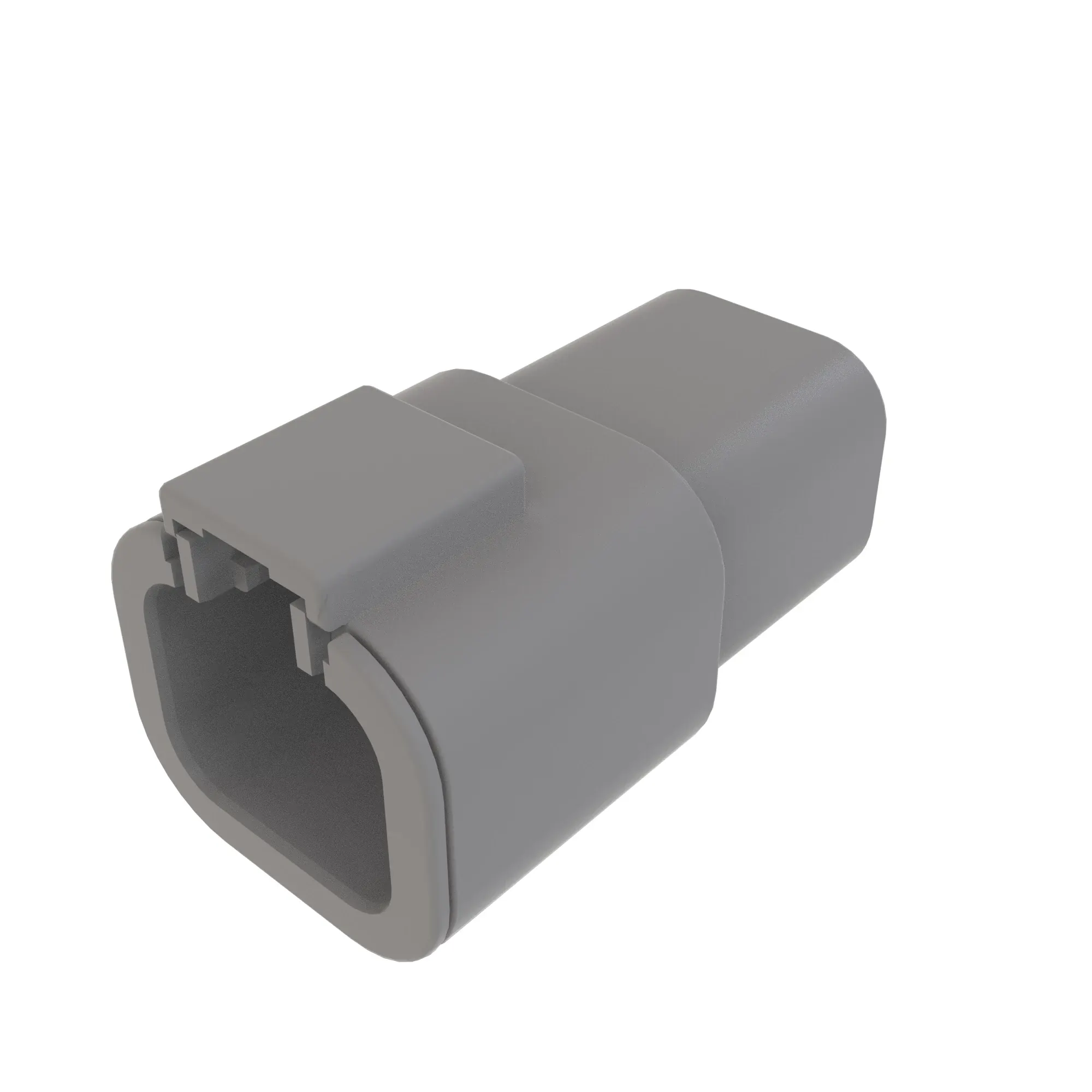 RCPT DEUTSCH  4W DTP GRAY PLSC