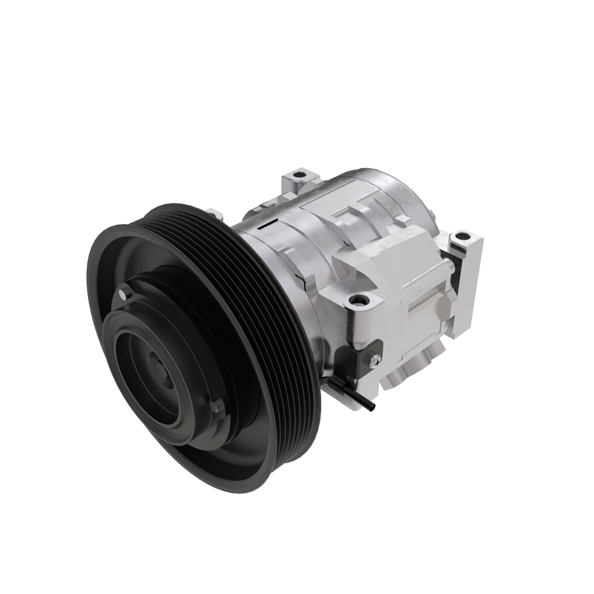 John Deere Cab Air Conditioning Compressor, 12 Volt - AT460841
