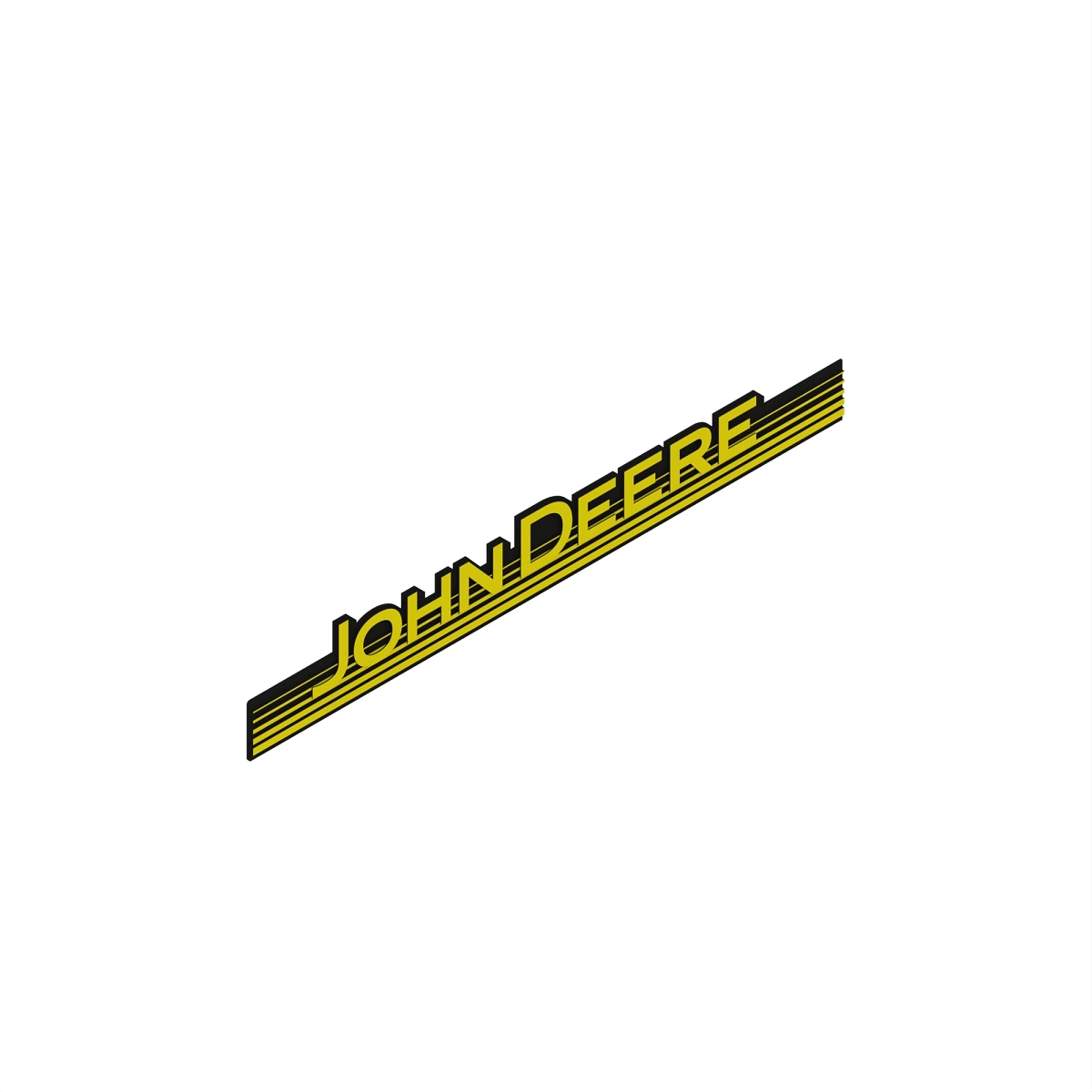 Sign, Model Designation, John Deere