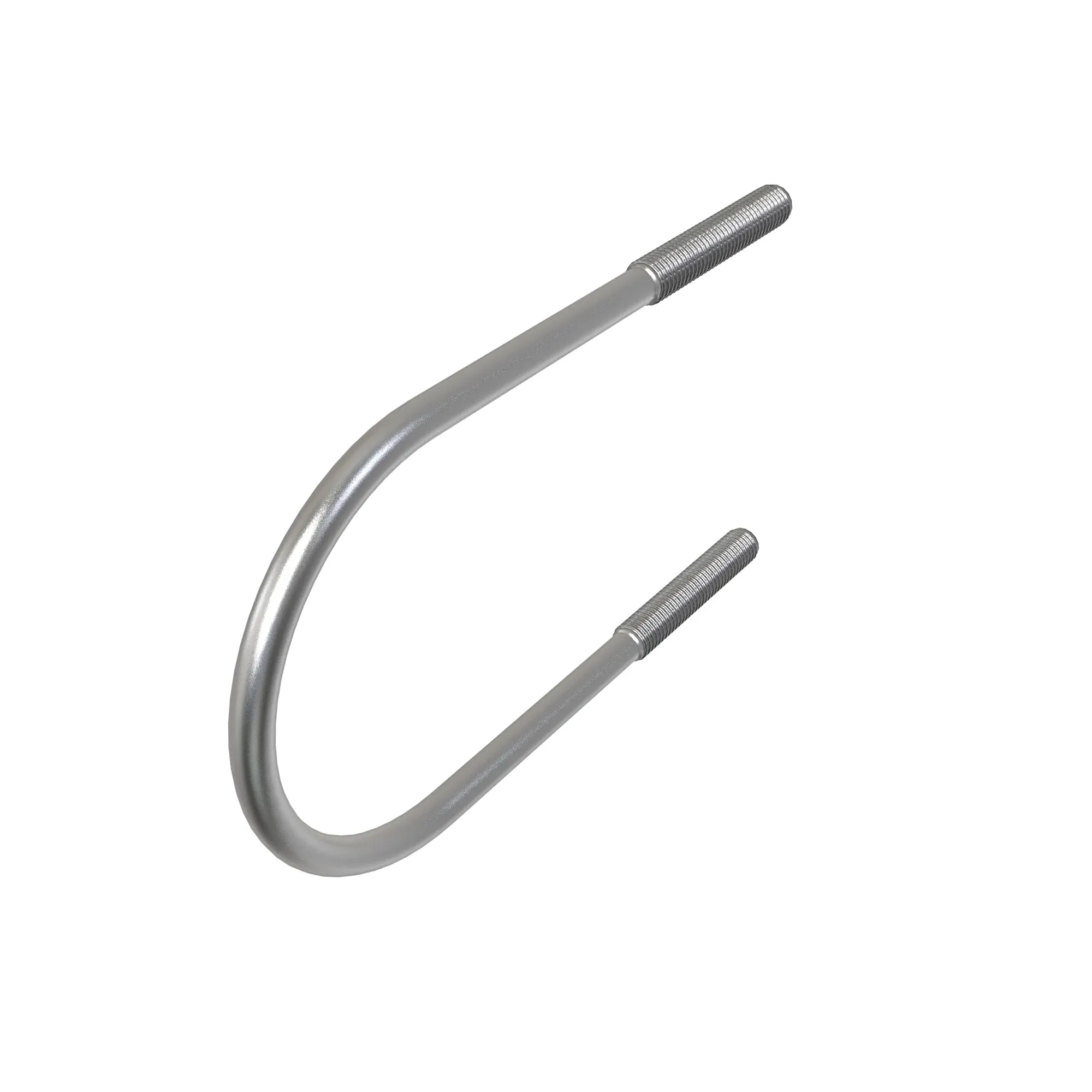 U-BOLT, M12 X 225, 58 ROUND, ZN