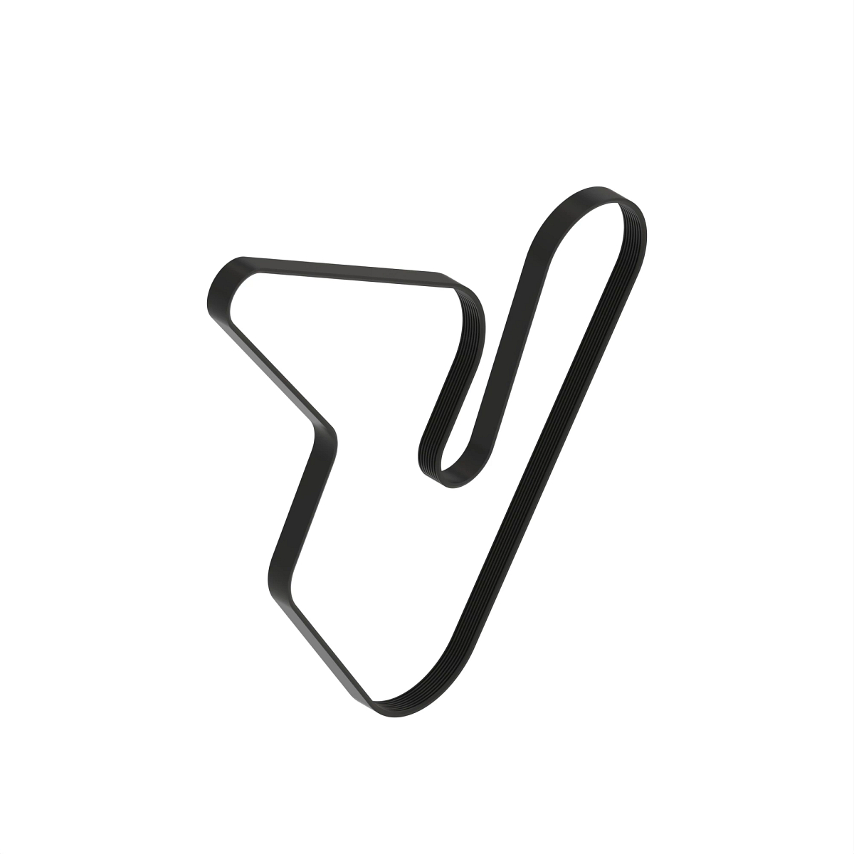 John Deere PK Section Engine Fan Drive V-Belt - DZ119018