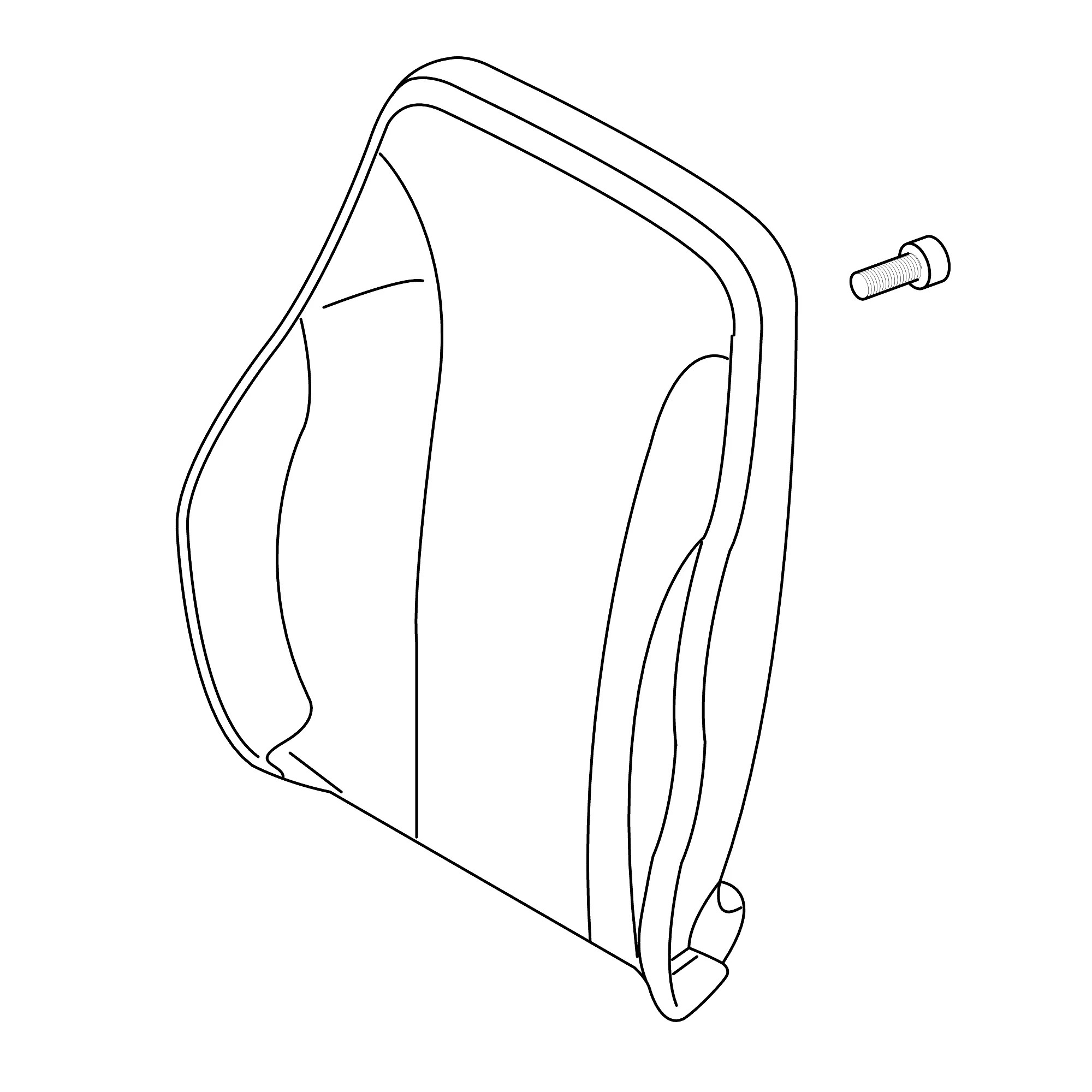 John Deere Operator Seat Cushion - AZ58888