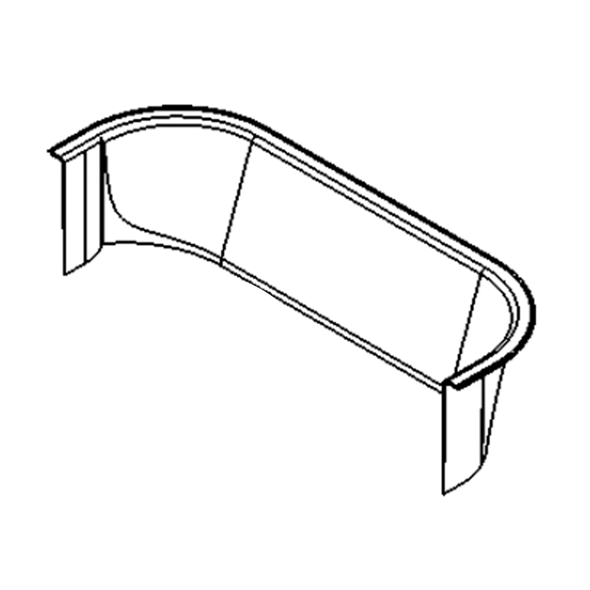 John Deere Roof Guard - HXE42584