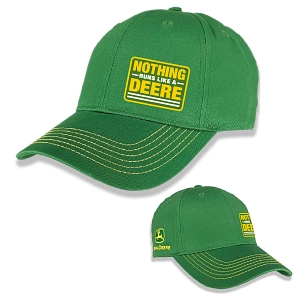 John Deere NRLAD Nothing Runs Like A Deere Mens Twill Hat, Jd John Deere NRLAD Nothing Runs Like A Deere Mens Twill Hat, Jd