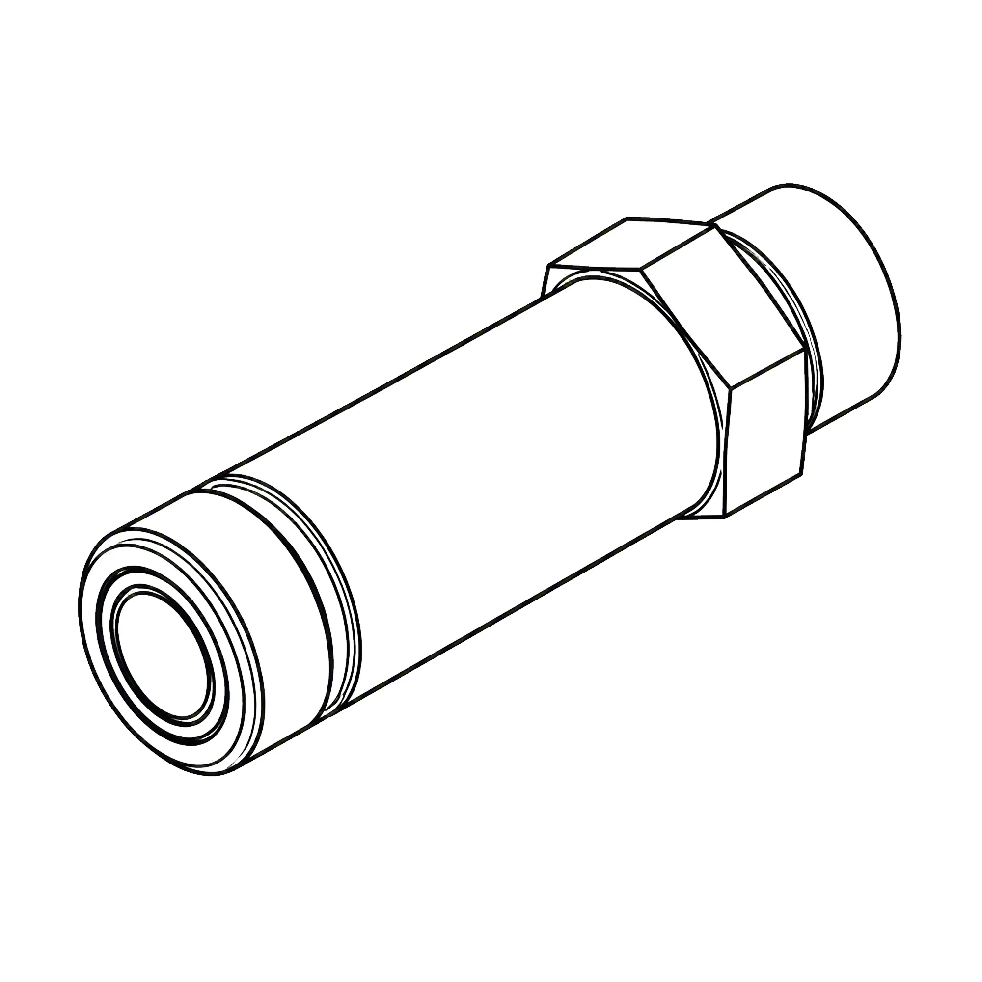 Fitting, Fittiing - Connector HYD S